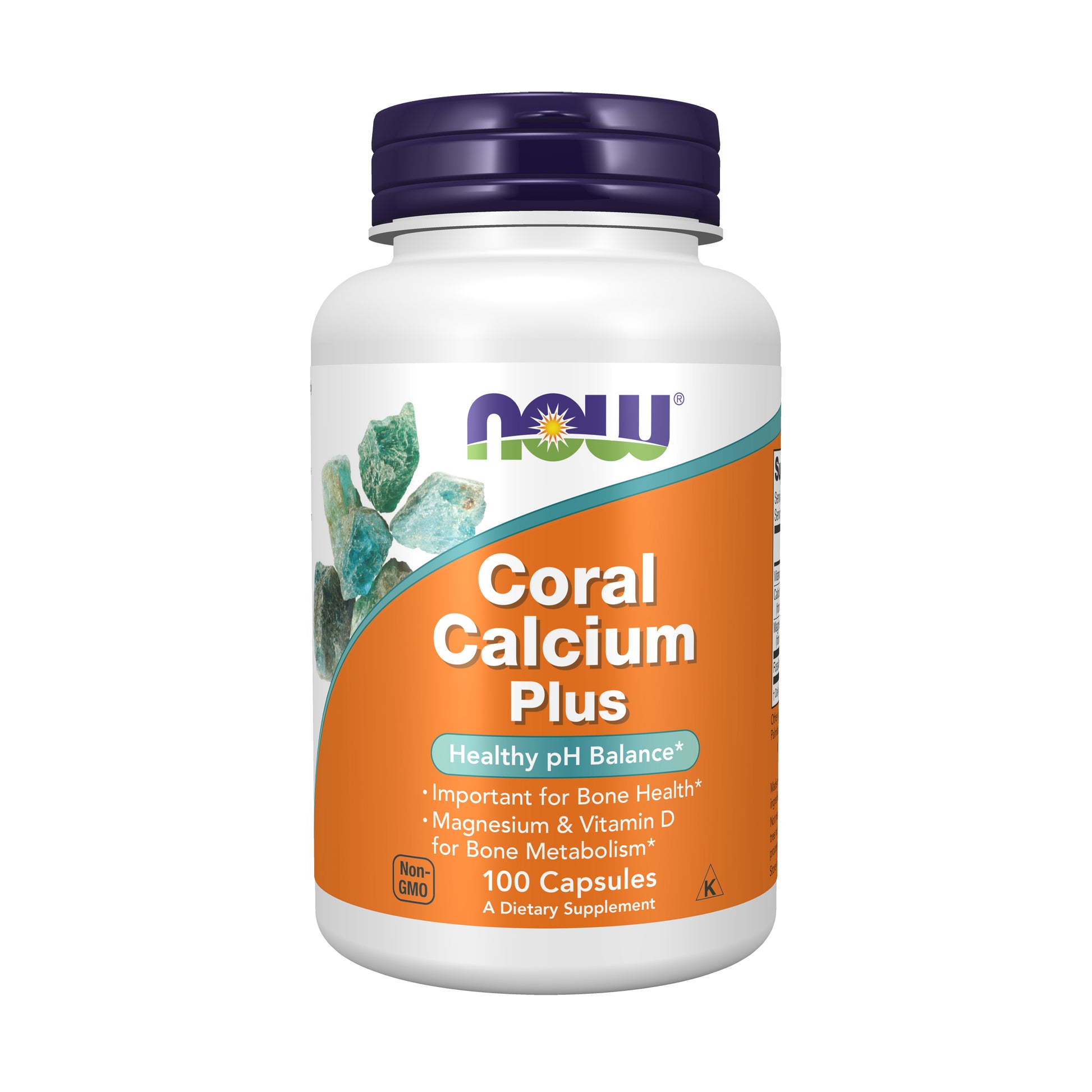 now - coral calcium plus - 100 veg capsules