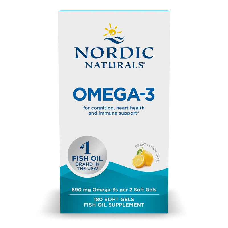 nordic naturals - omega-3 690mg - 180 softgels