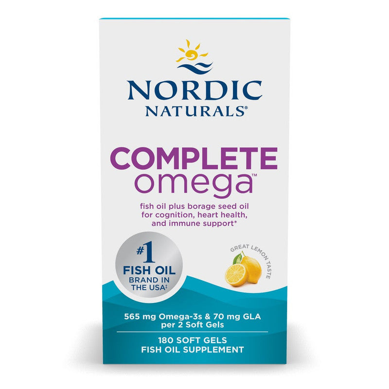 nordic naturals - complete omega 3,6,9 - 180 softgels