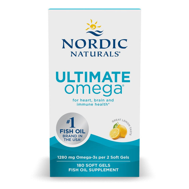 nordic naturals - ultimate omega-3 1280mg - 180 softgels