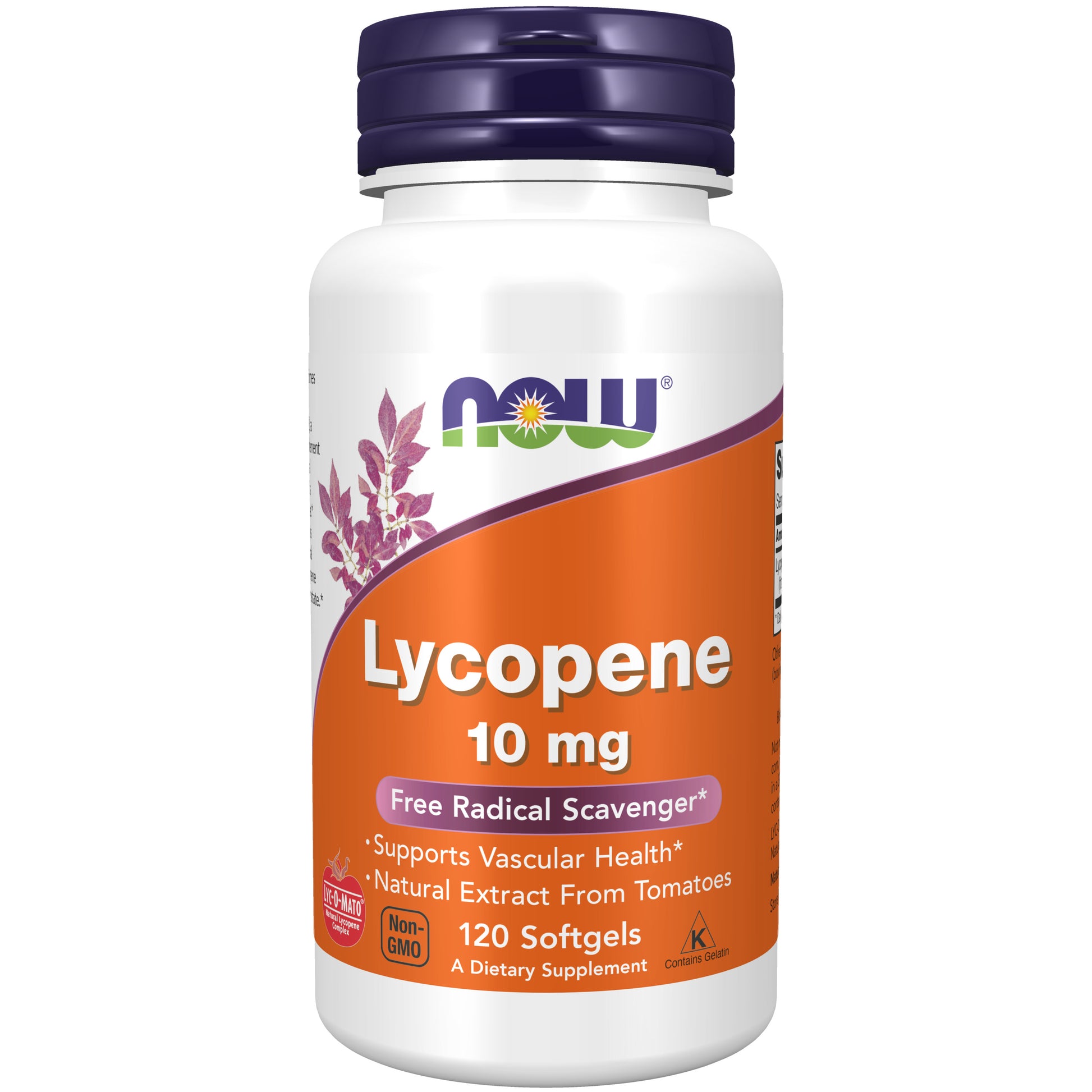 now - lycopene 10 mg - 120 softgels