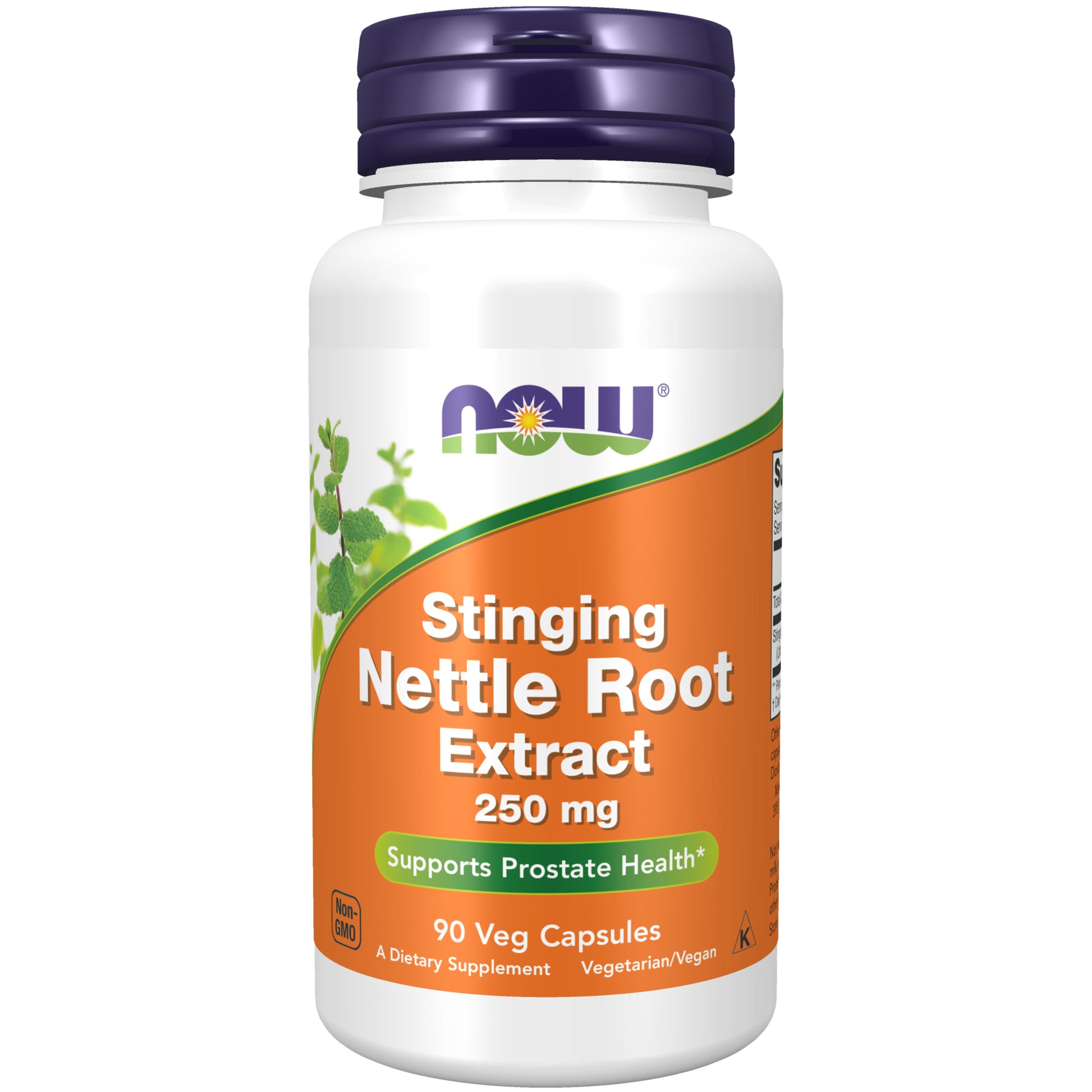 now - stinging nettle root extract 250 mg - 90 veg capsules