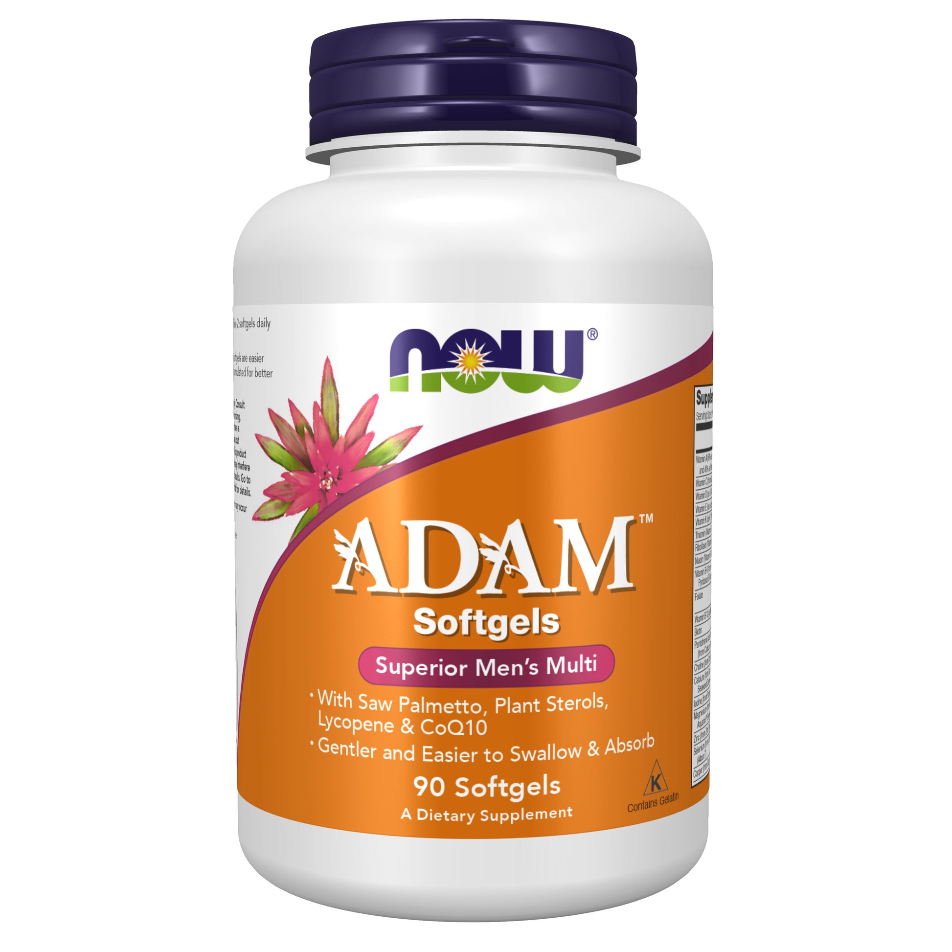now - adam™ men's multivitamin - 90 softgels