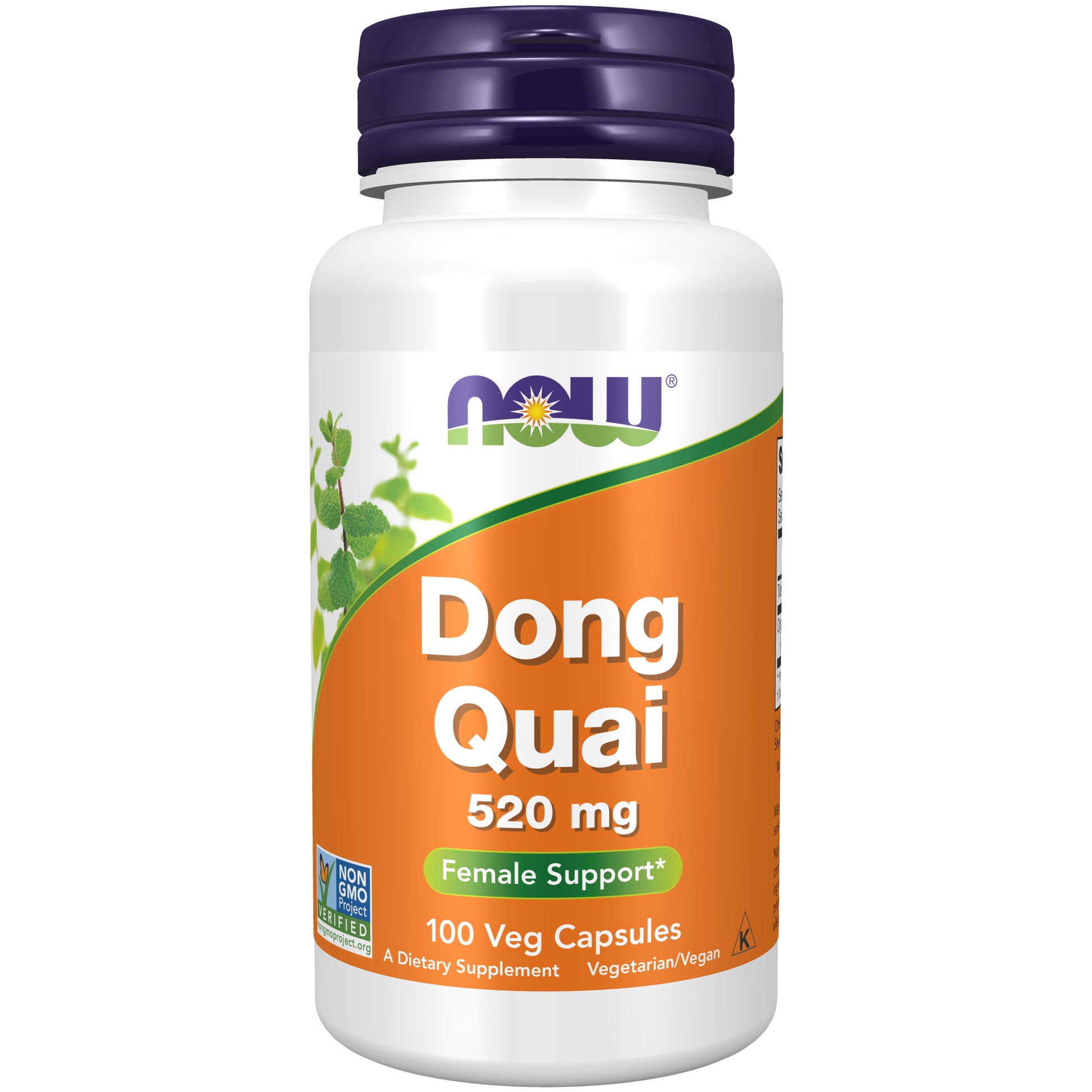 now - dong quai (angelica sinensis) 520 mg - 100 veg capsules