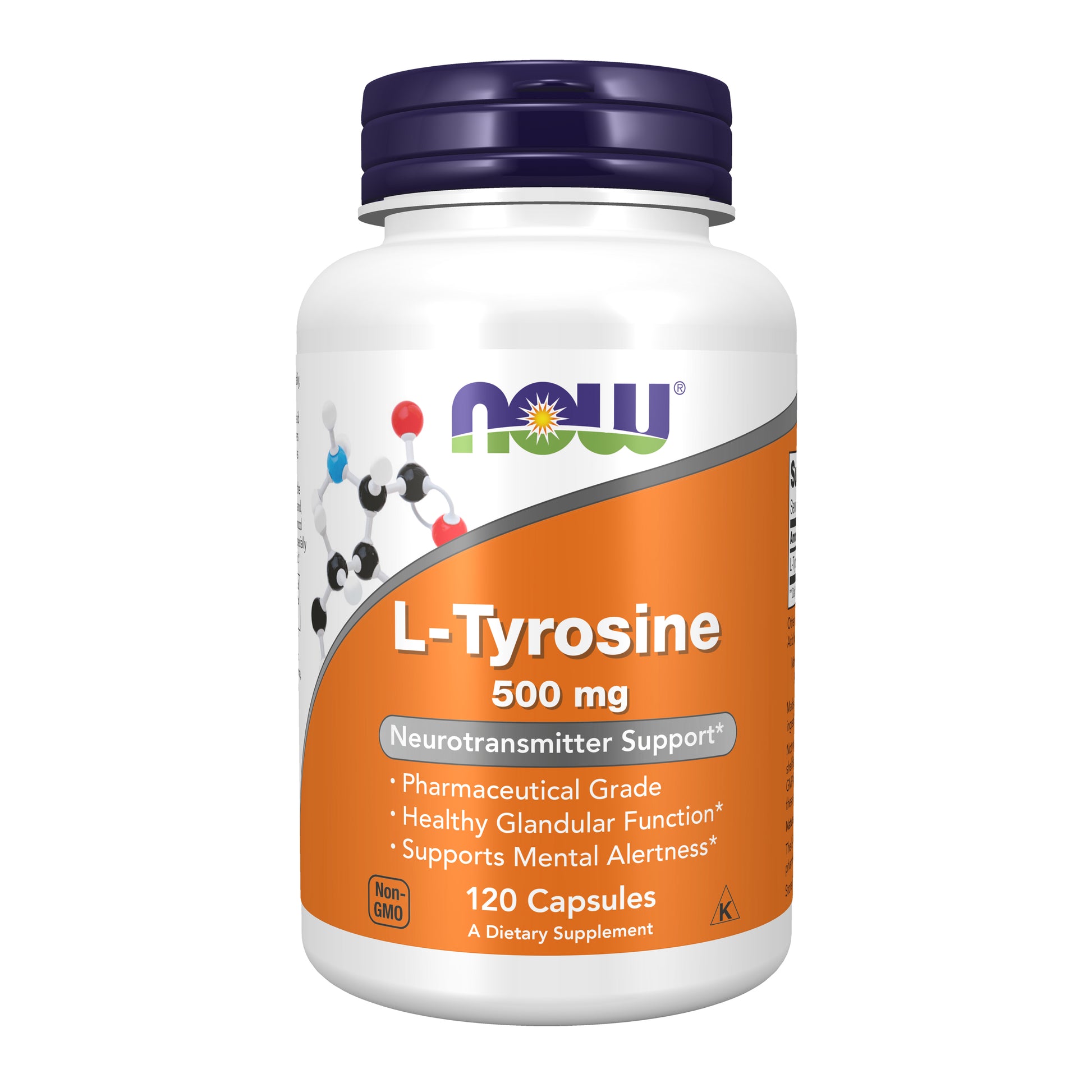 now - l-tyrosine 500 mg - 120 capsules