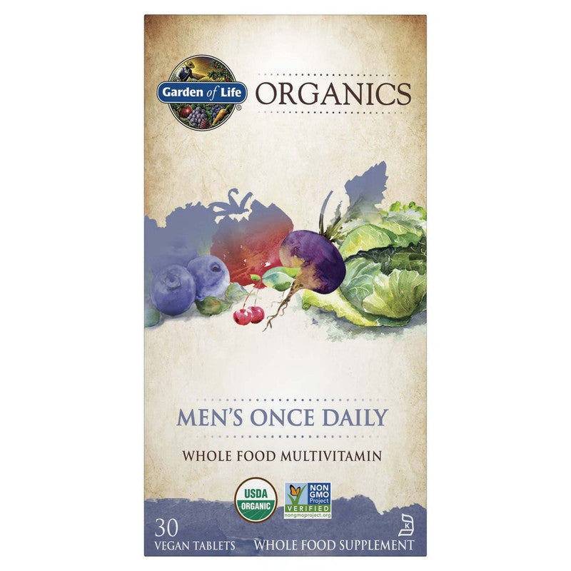garden of life - mykind men's once daily - 30 vegan tablets
