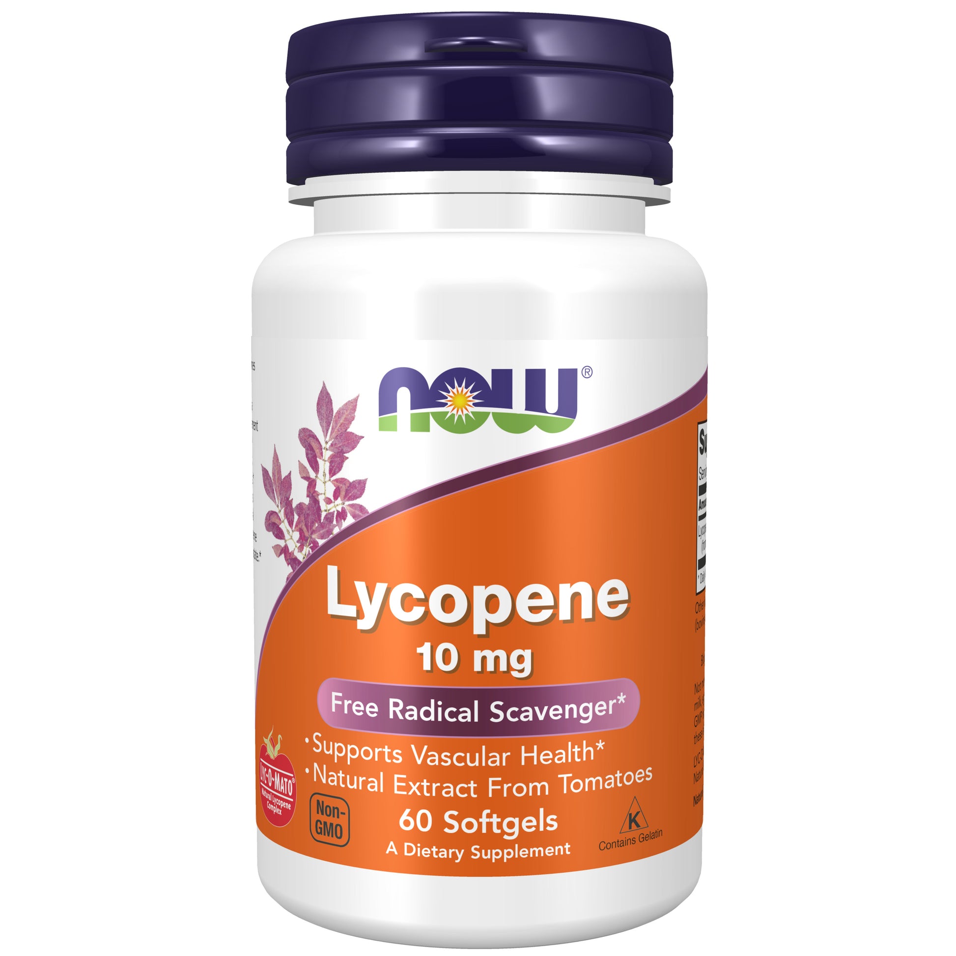 now - lycopene 10 mg - 60 softgels
