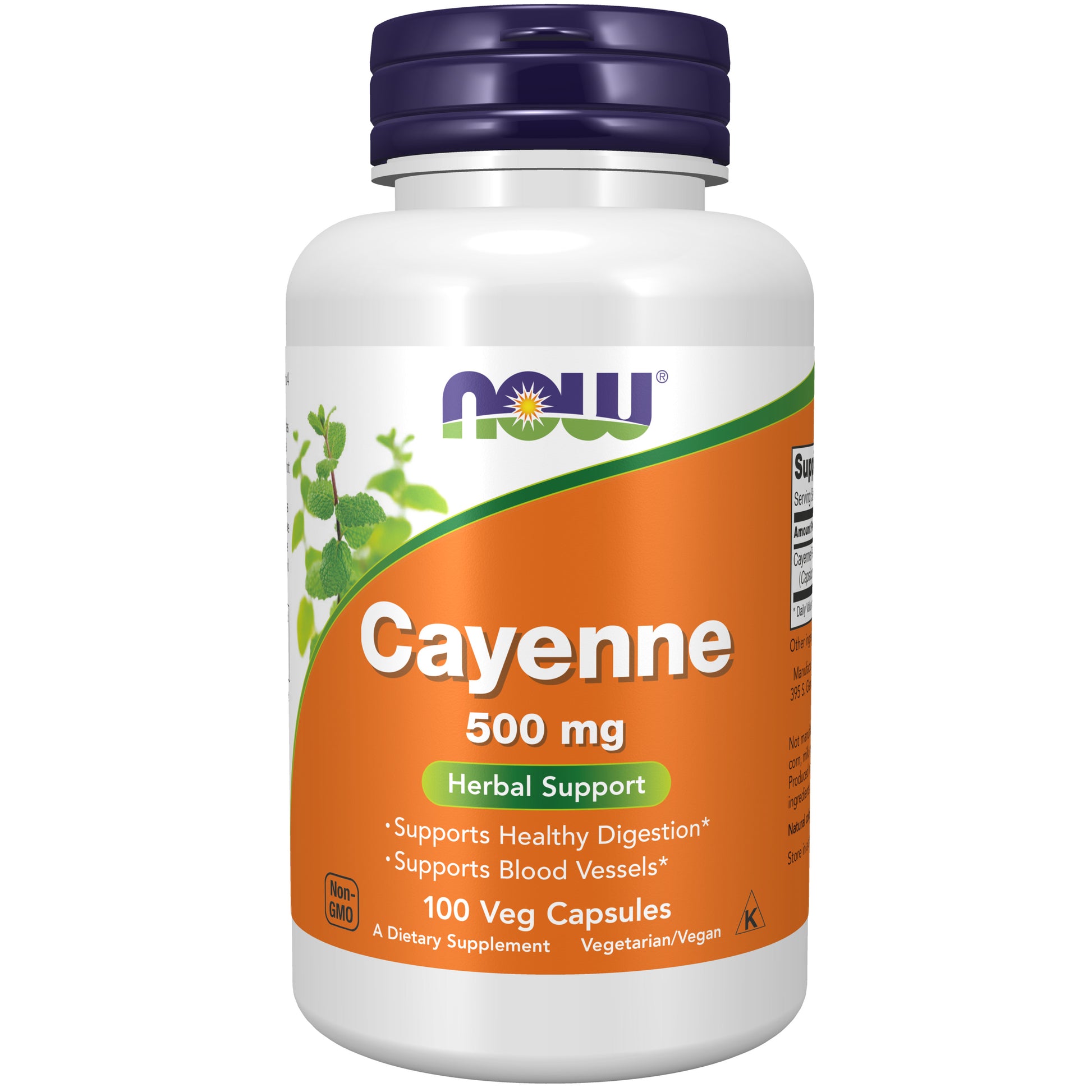 now - cayenne (capsicum annuum) 500 mg - 100 veg capsules