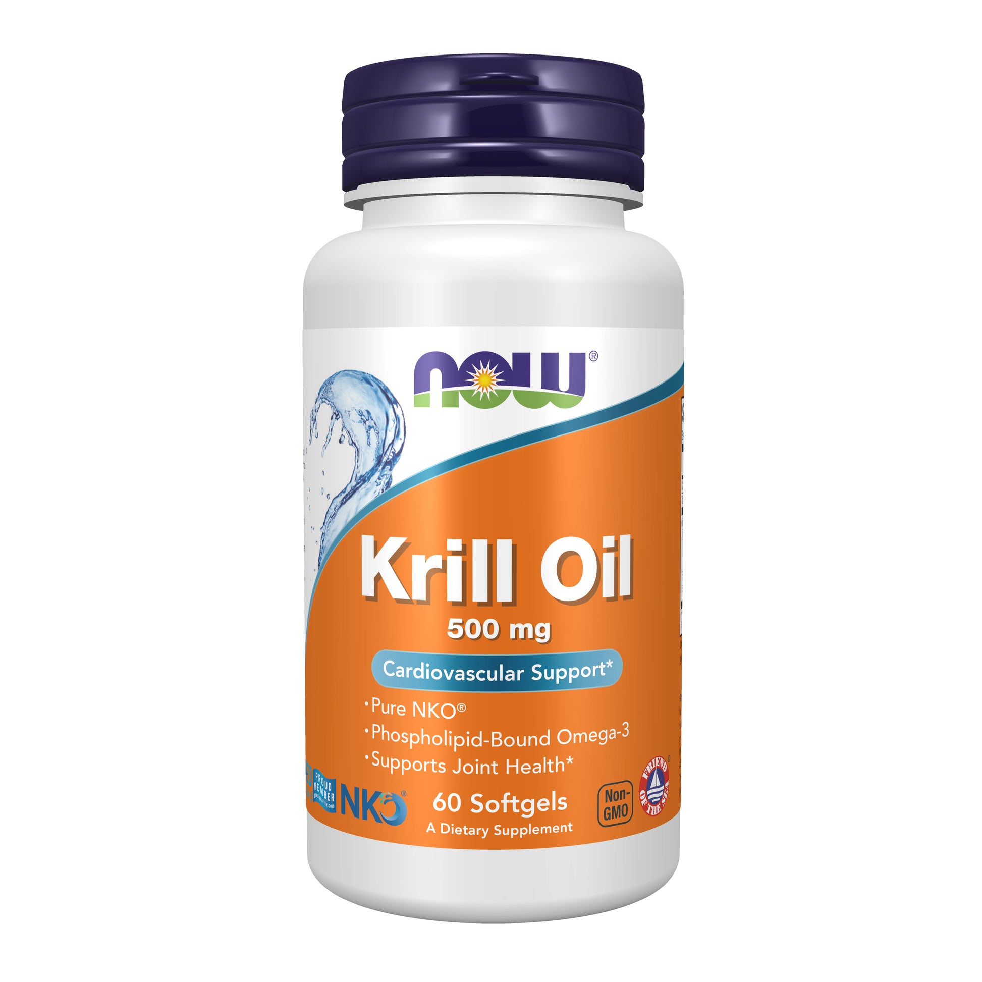 now - krill oil 500 mg - 60 softgels