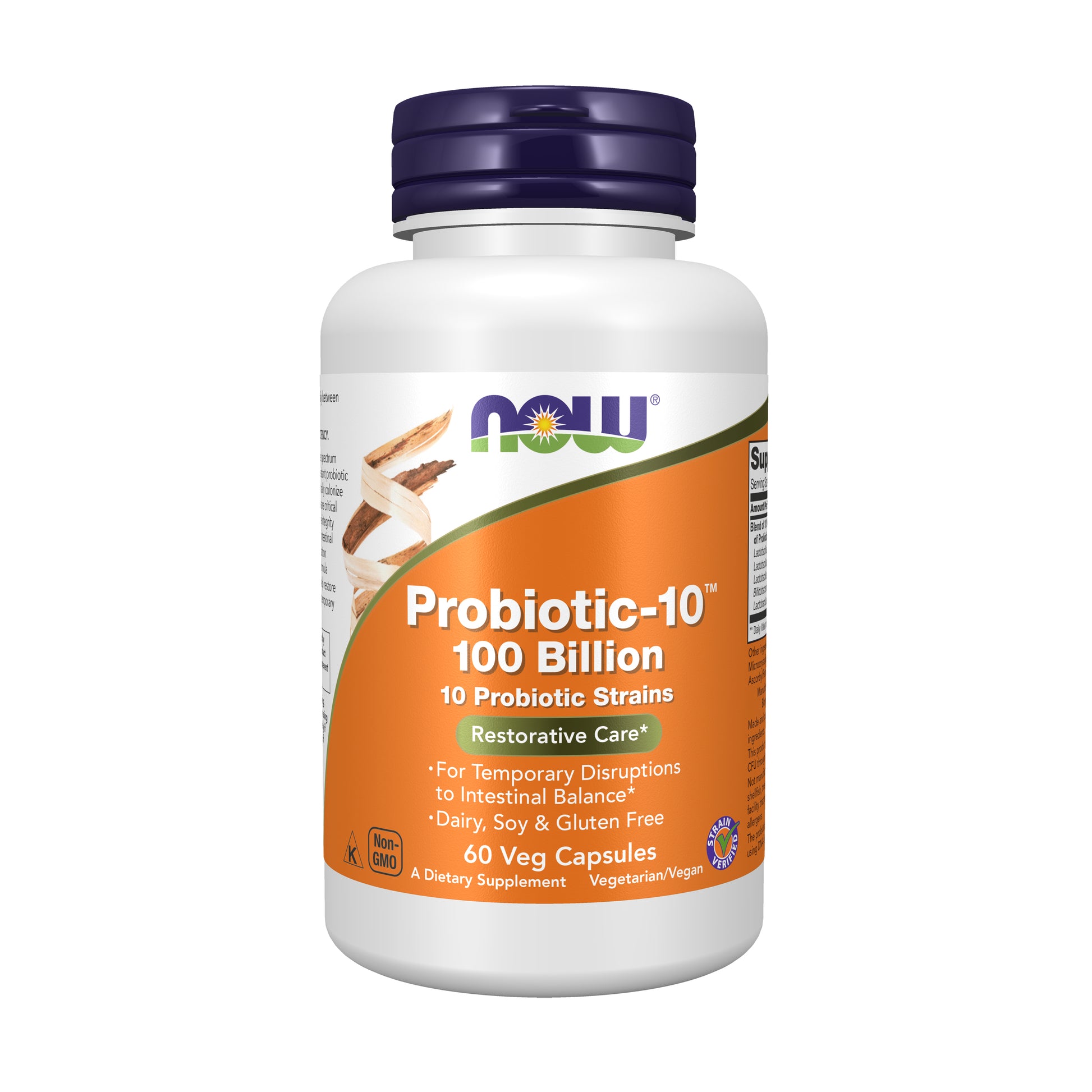 now - probiotic-10™ 100 billion - 60 veg capsules
