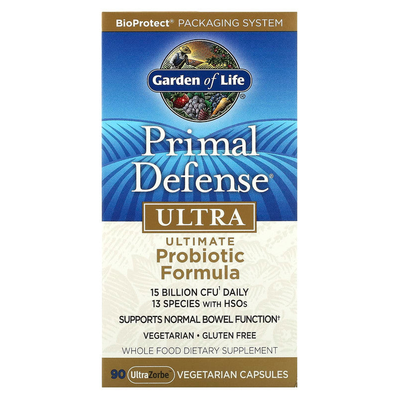 garden of life - primal defense ultra, ultimate probiotic formula - 90 vcaps