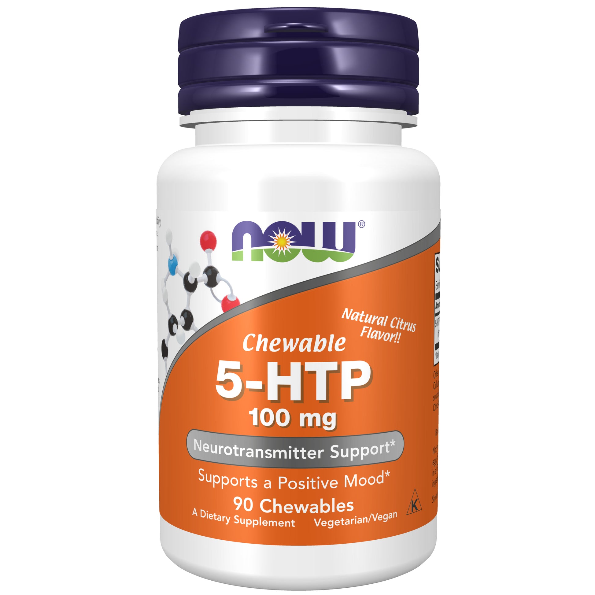 now - 5-htp 100 mg, 90 chewables