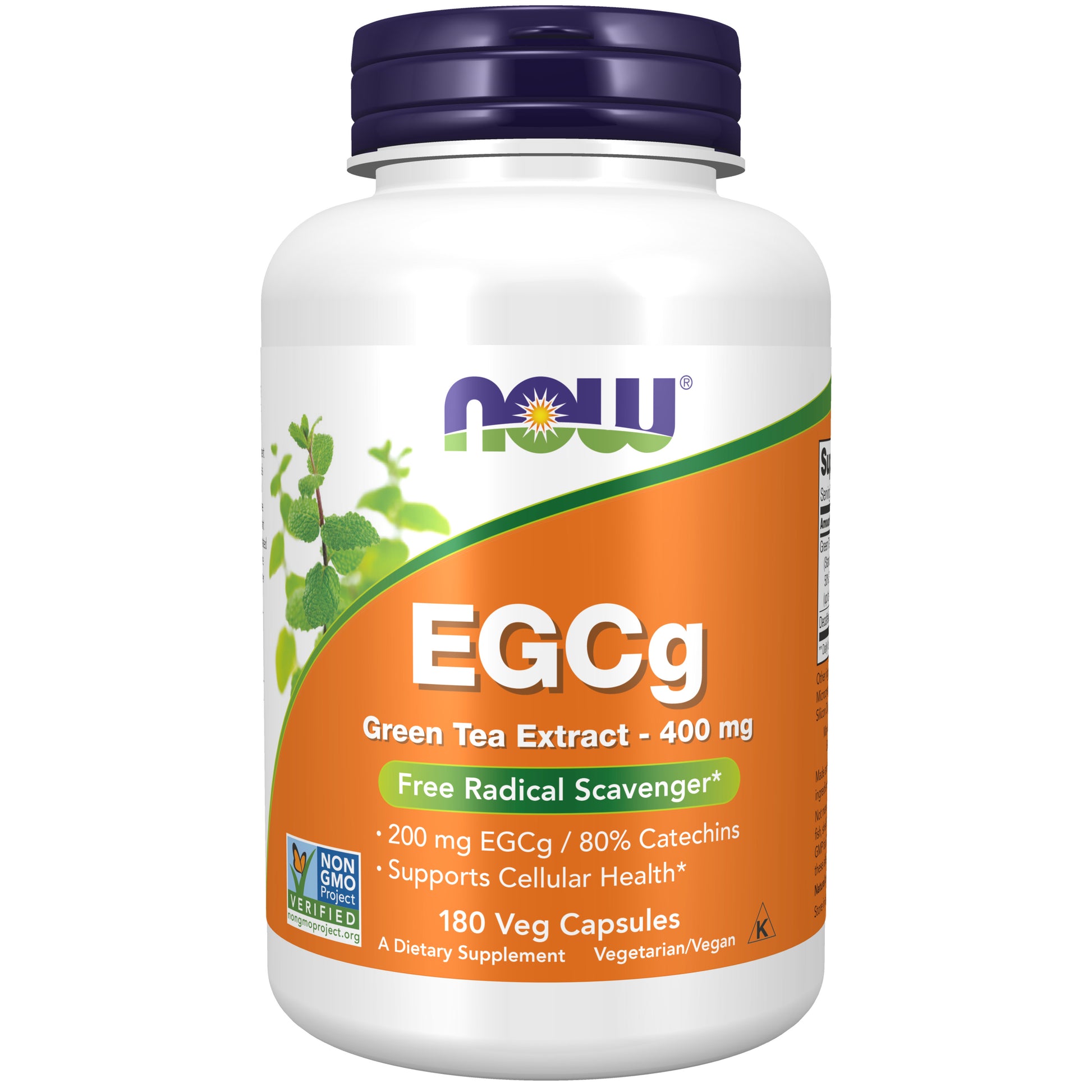 now - egcg green tea extract 400 mg - 180 veg capsules