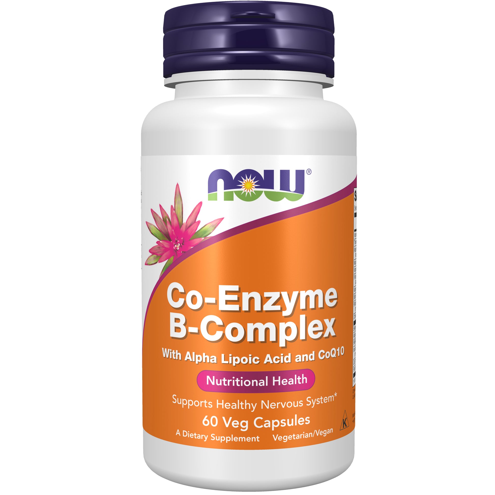 now - co-enzyme b complex - 60 veg capsules