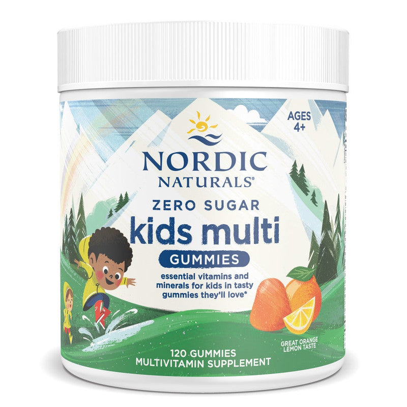 nordic naturals - zero sugar kids multi gummies - 120 gummies