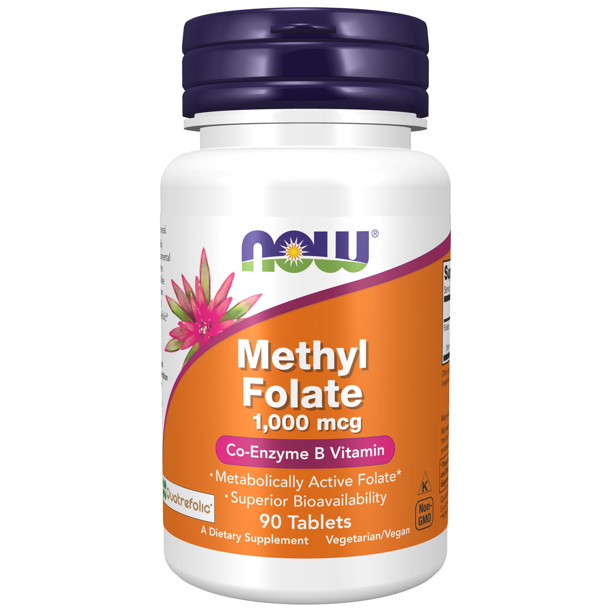 now - methyl folate 1,000 mcg - 90 tablets
