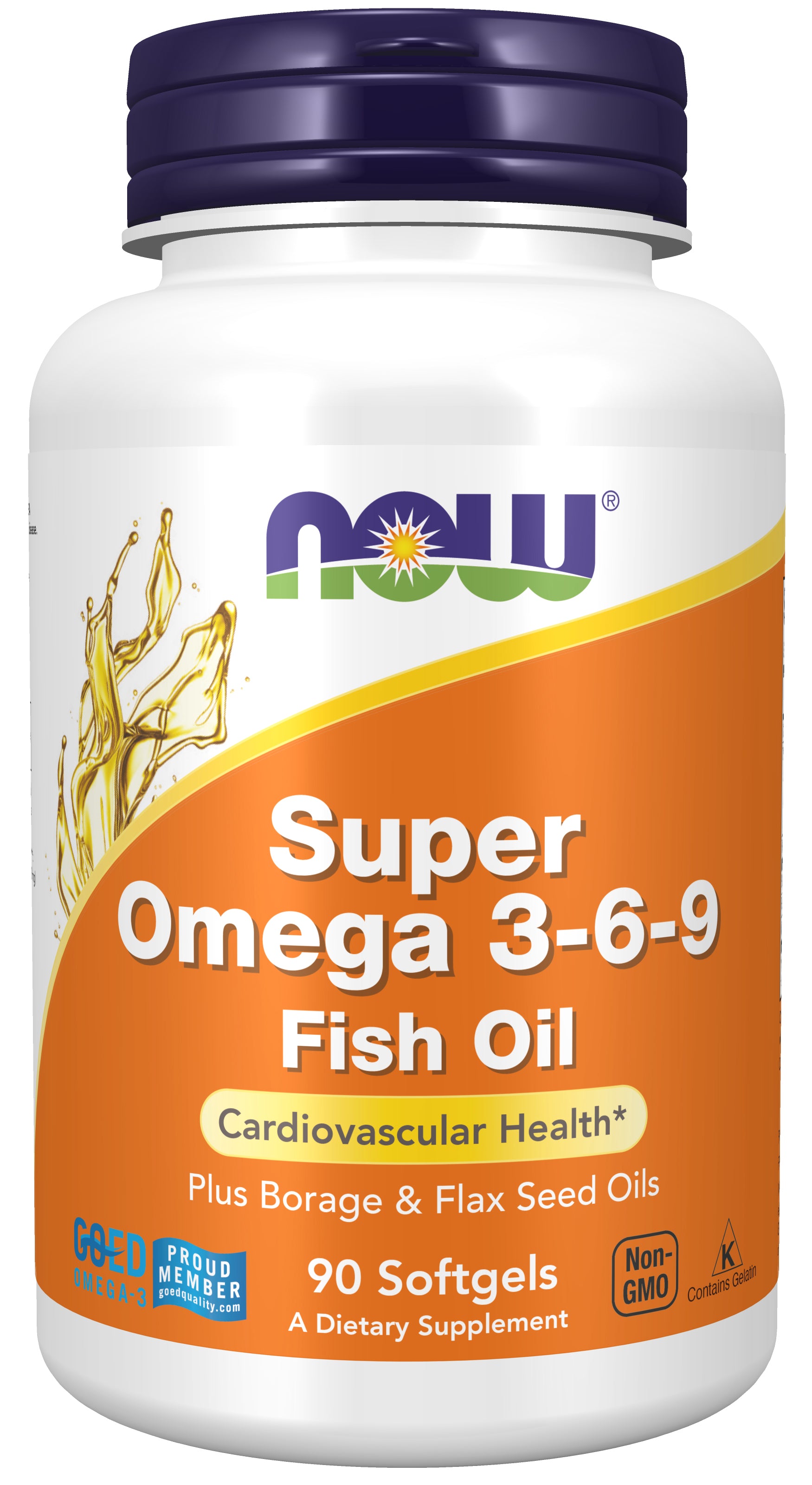 now - super omega 3-6-9 1200 mg - 90 softgels