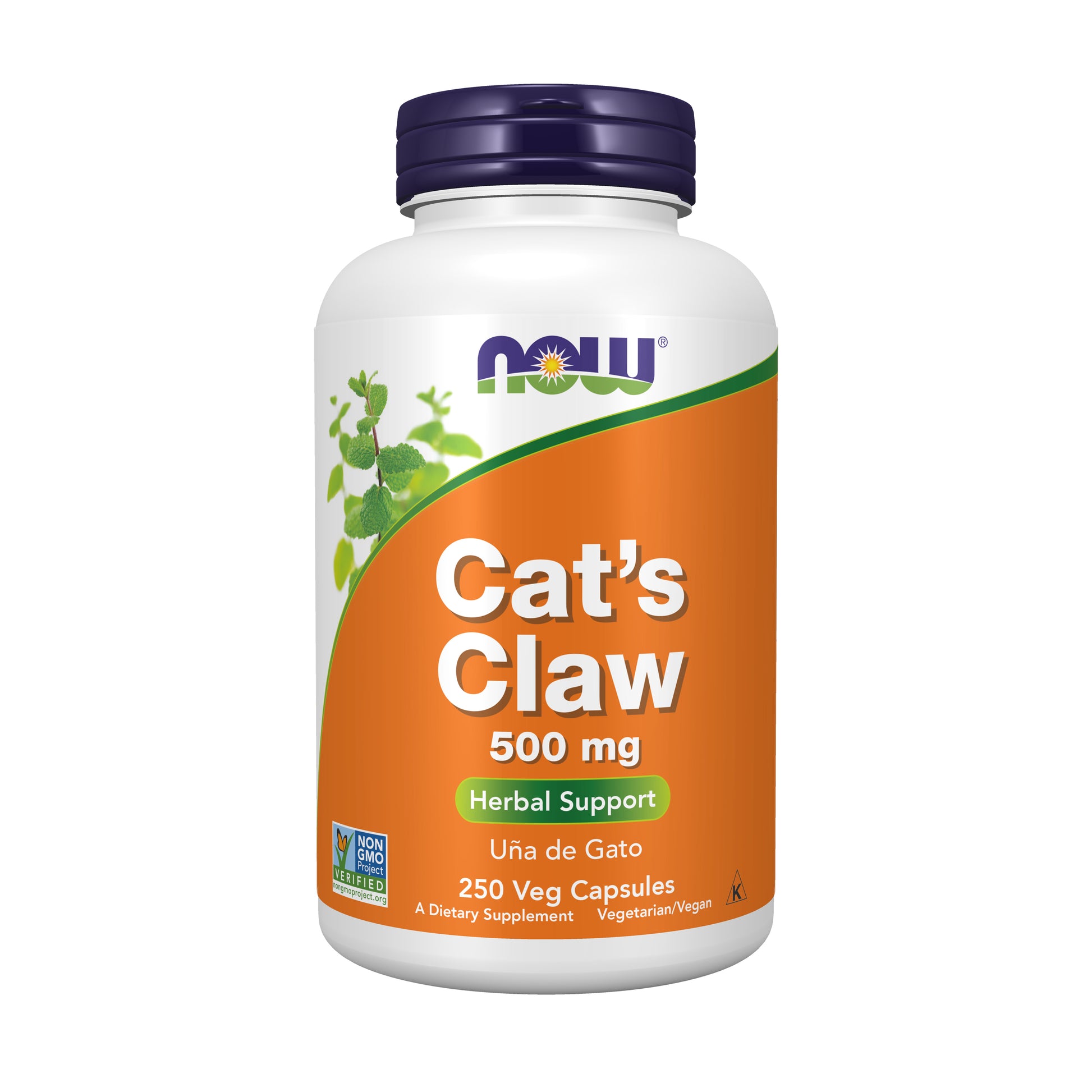 now - cat's claw 500 mg - 250 veg capsules