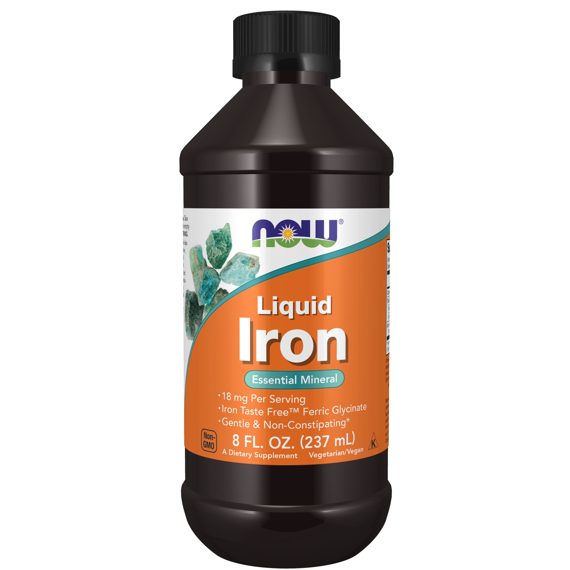 now - iron liquid 18 mg, 237ml