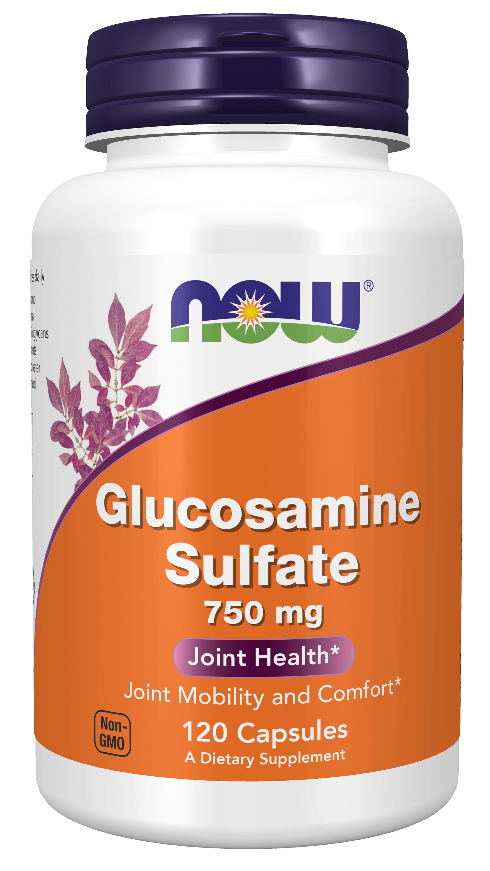 now - glucosamine sulfate 750 mg - 120 veg capsules
