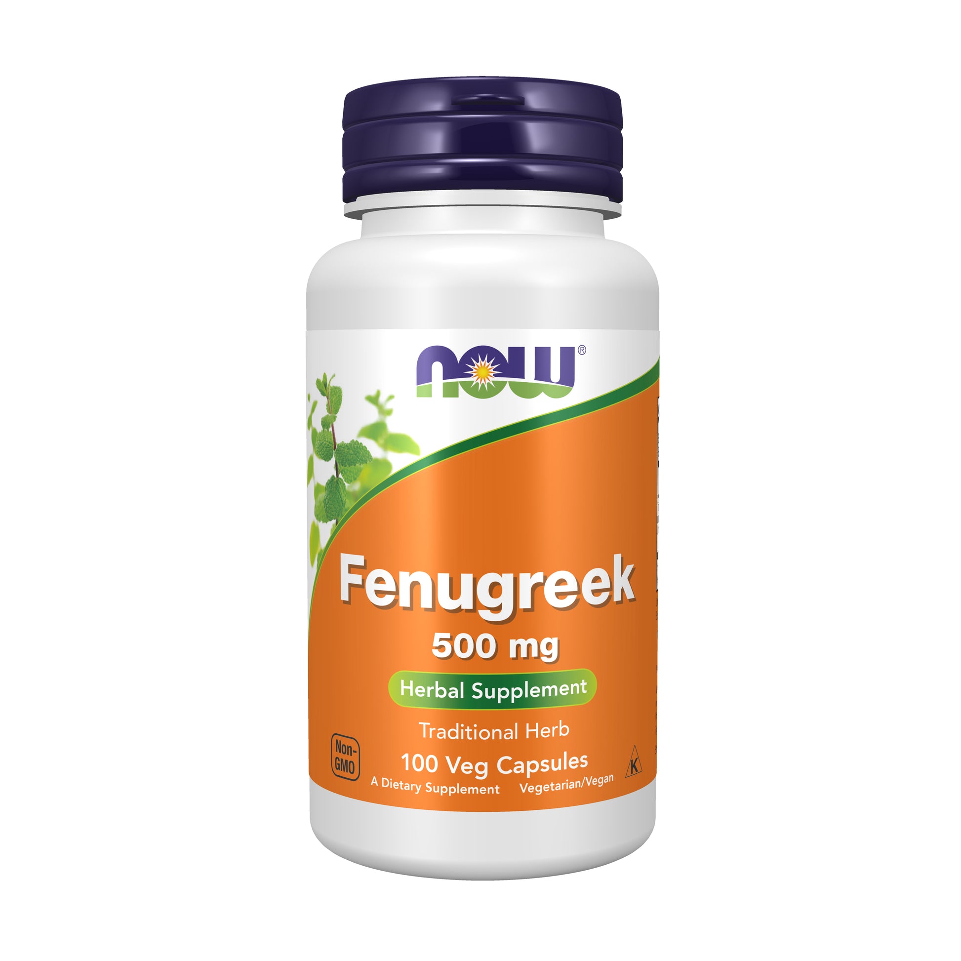 now - fenugreek 500 mg - 100 veg capsules