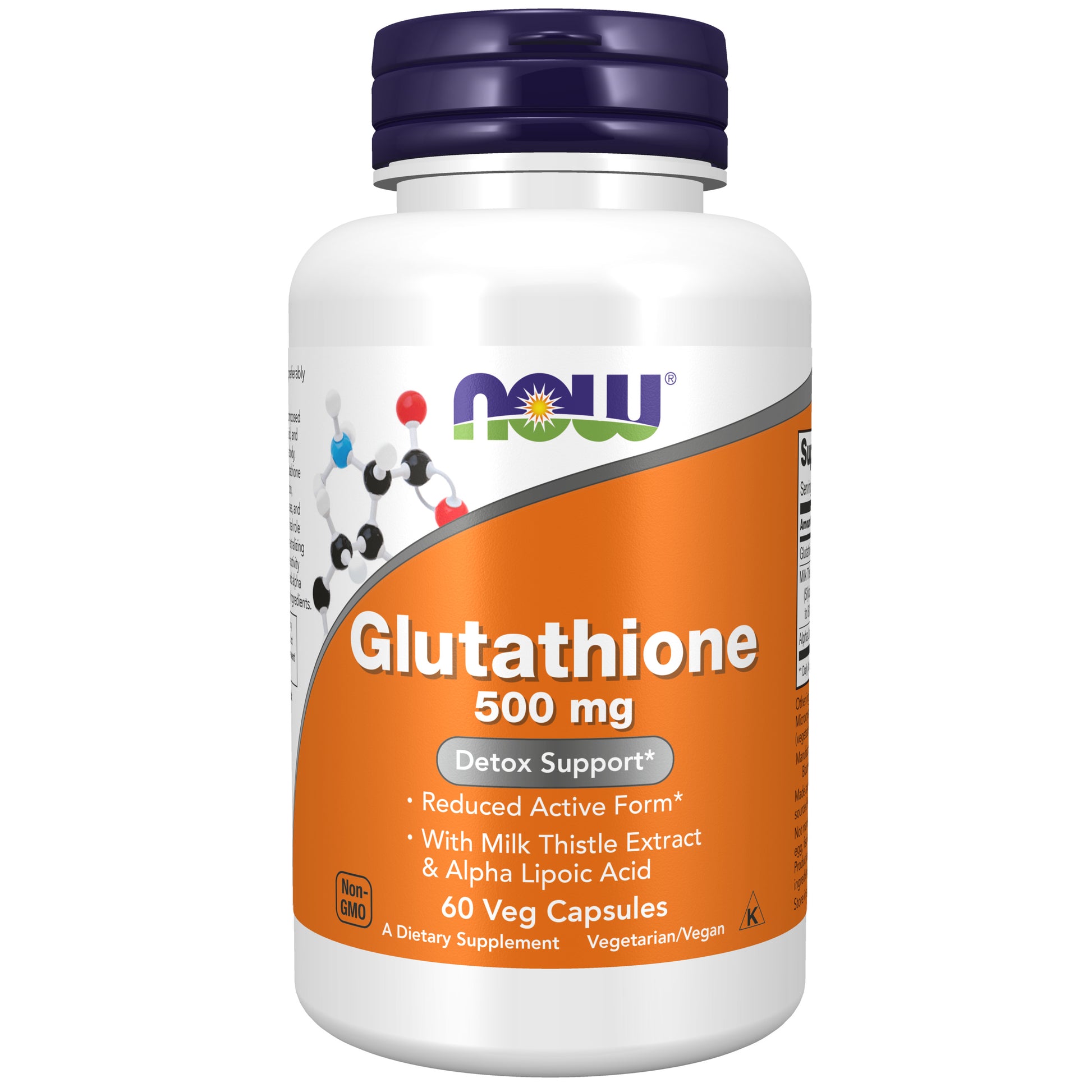 now - glutathione 500 mg - 60 veg capsules