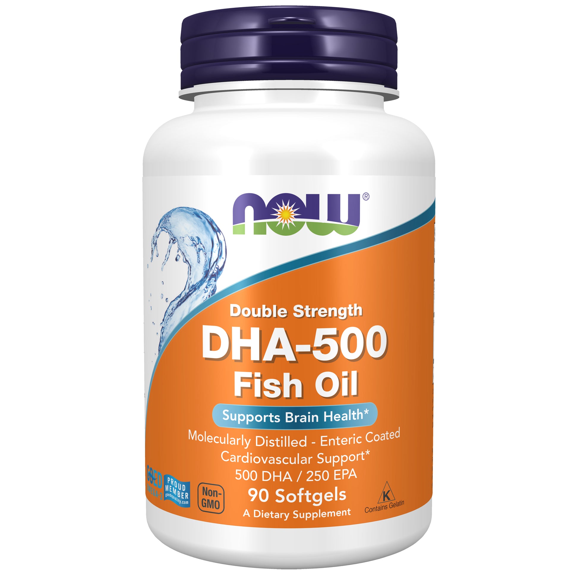 now - dha-500 with 250 epa - 90 softgels