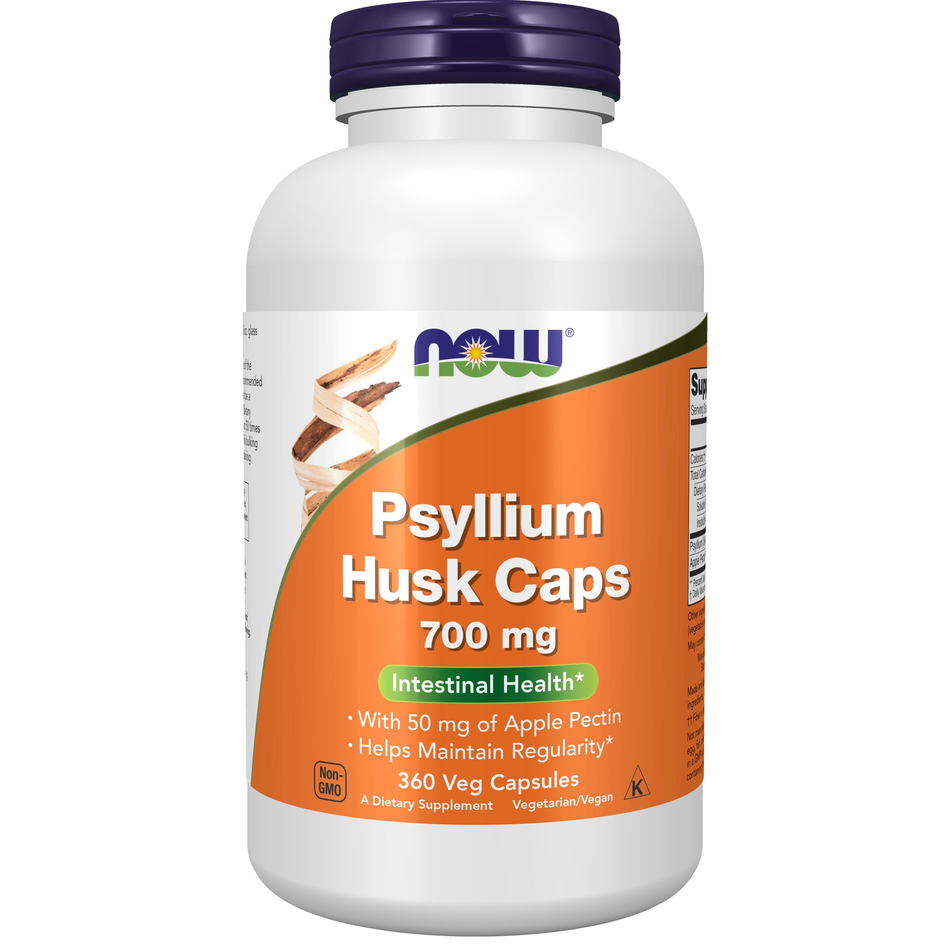 now - psyllium husk caps 700 mg - 360 veg capsules