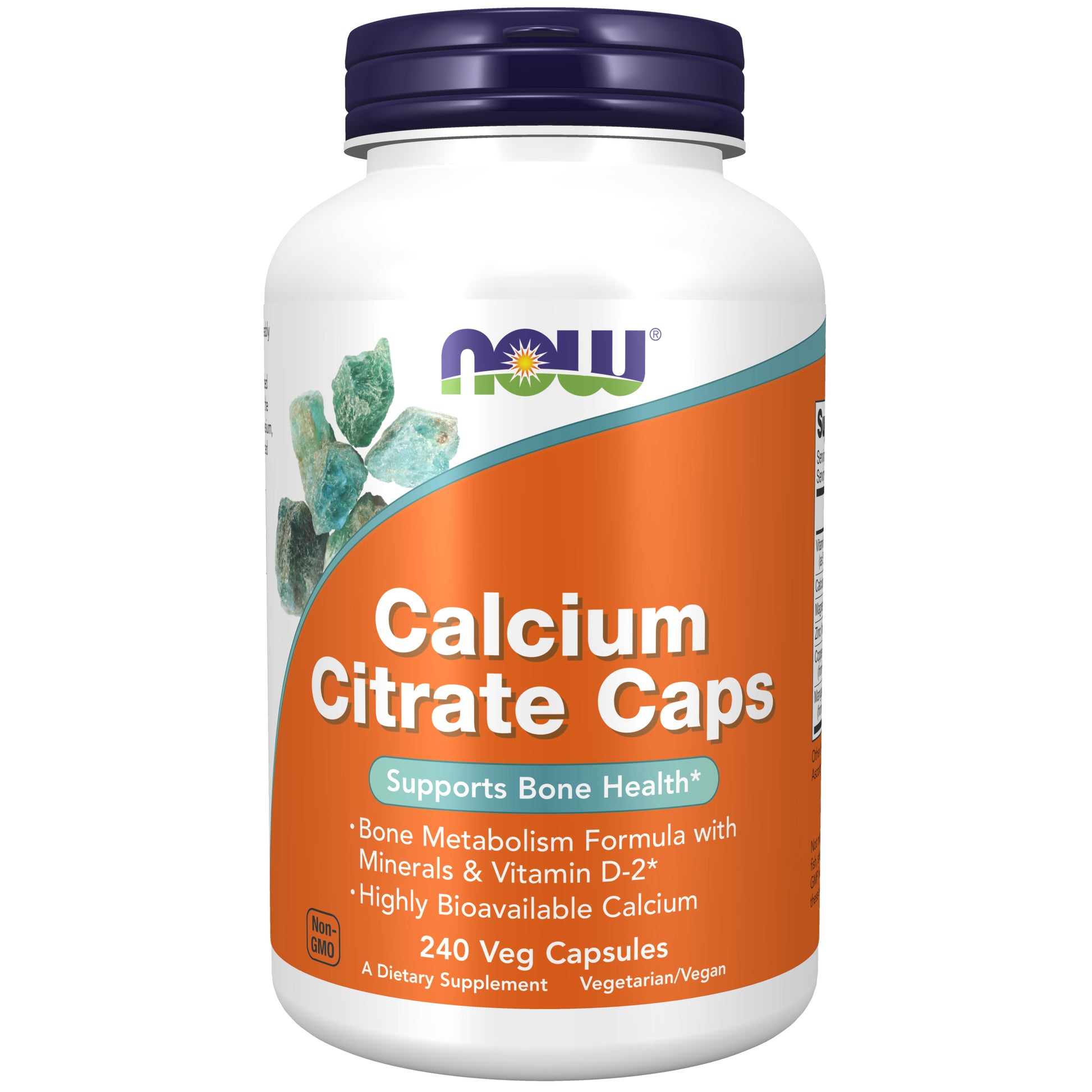 now - calcium citrate - 240 veg capsules