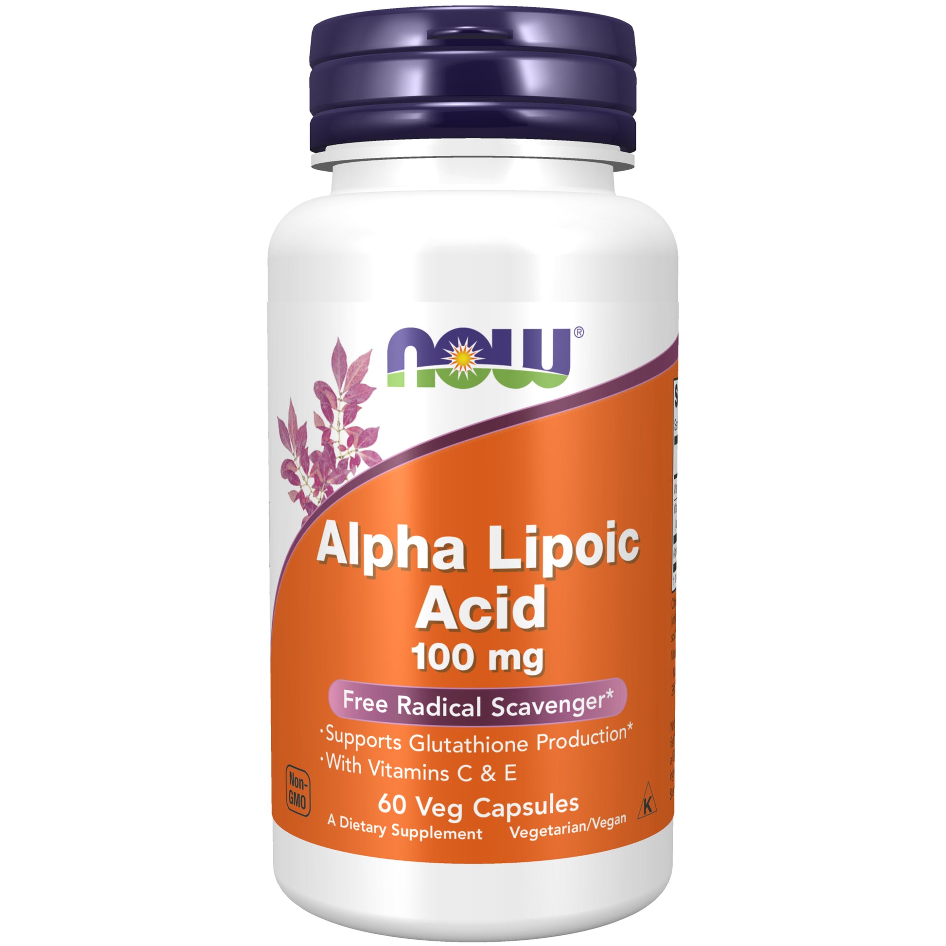 now - alpha lipoic acid 100 mg - 60 veg capsules