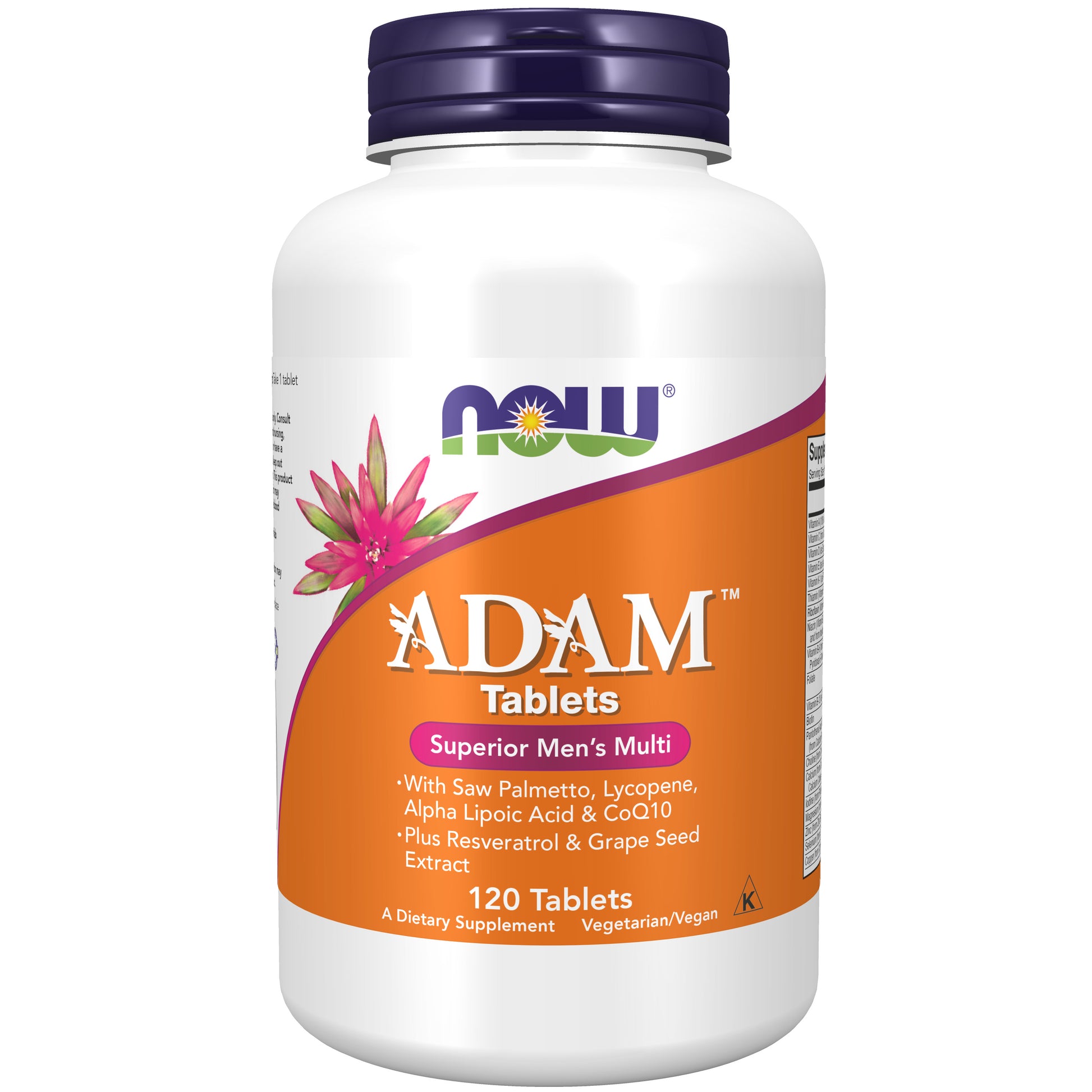 now - adam™ men's multivitamin - 120 tablets