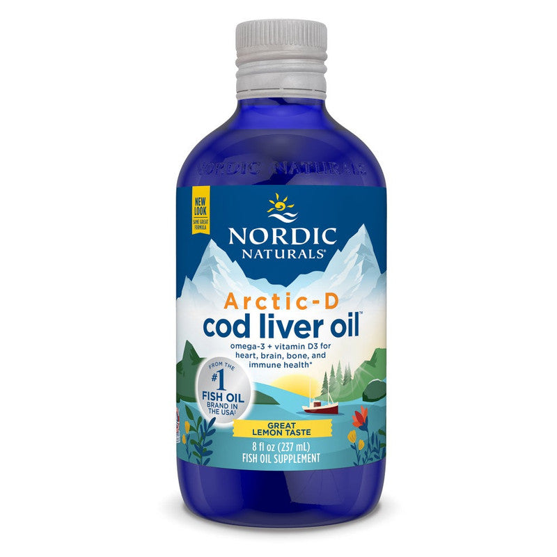 nordic naturals - arctic-d cod liver oil 1060 mg - 237 ml