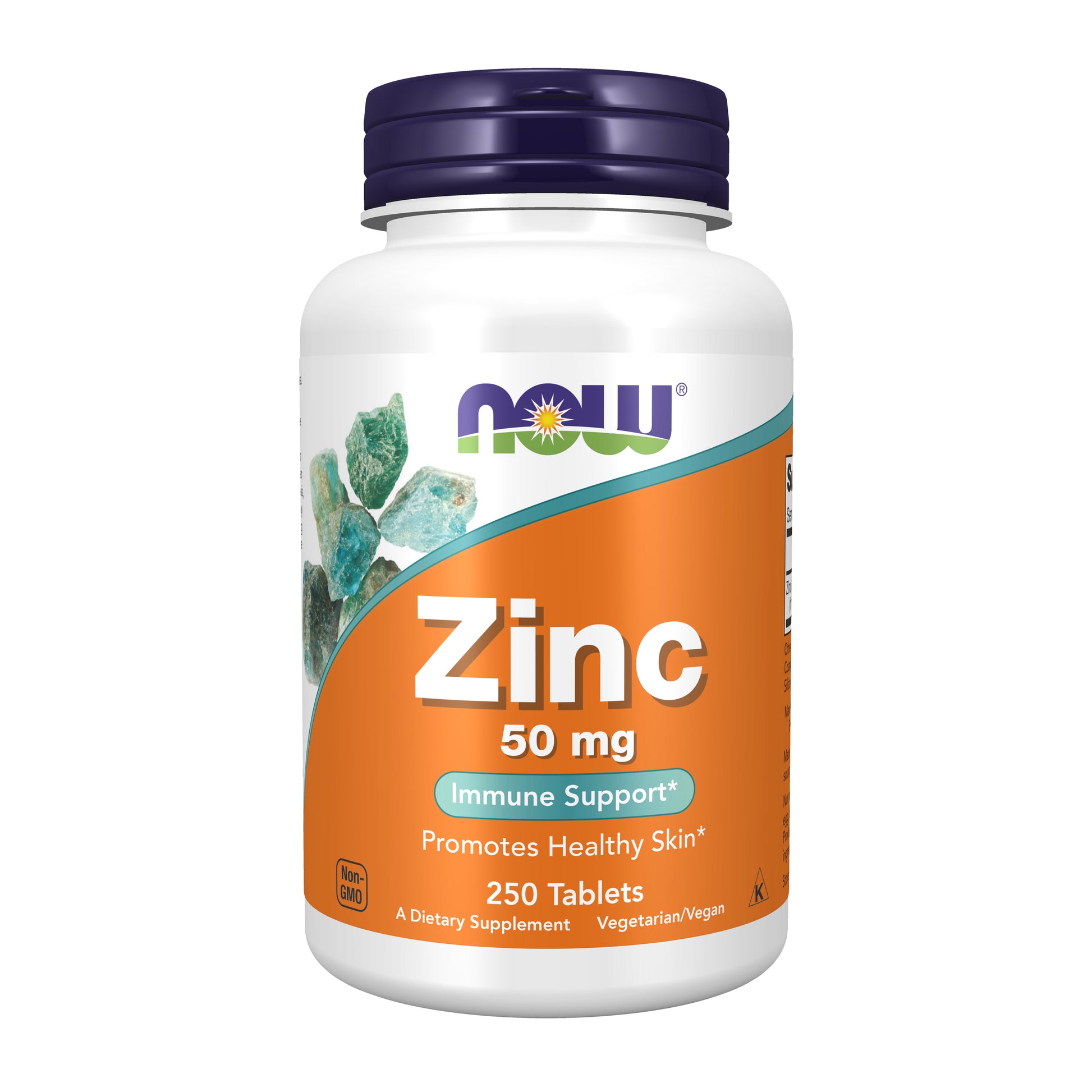 now - zinc 50 mg - 250 tablets
