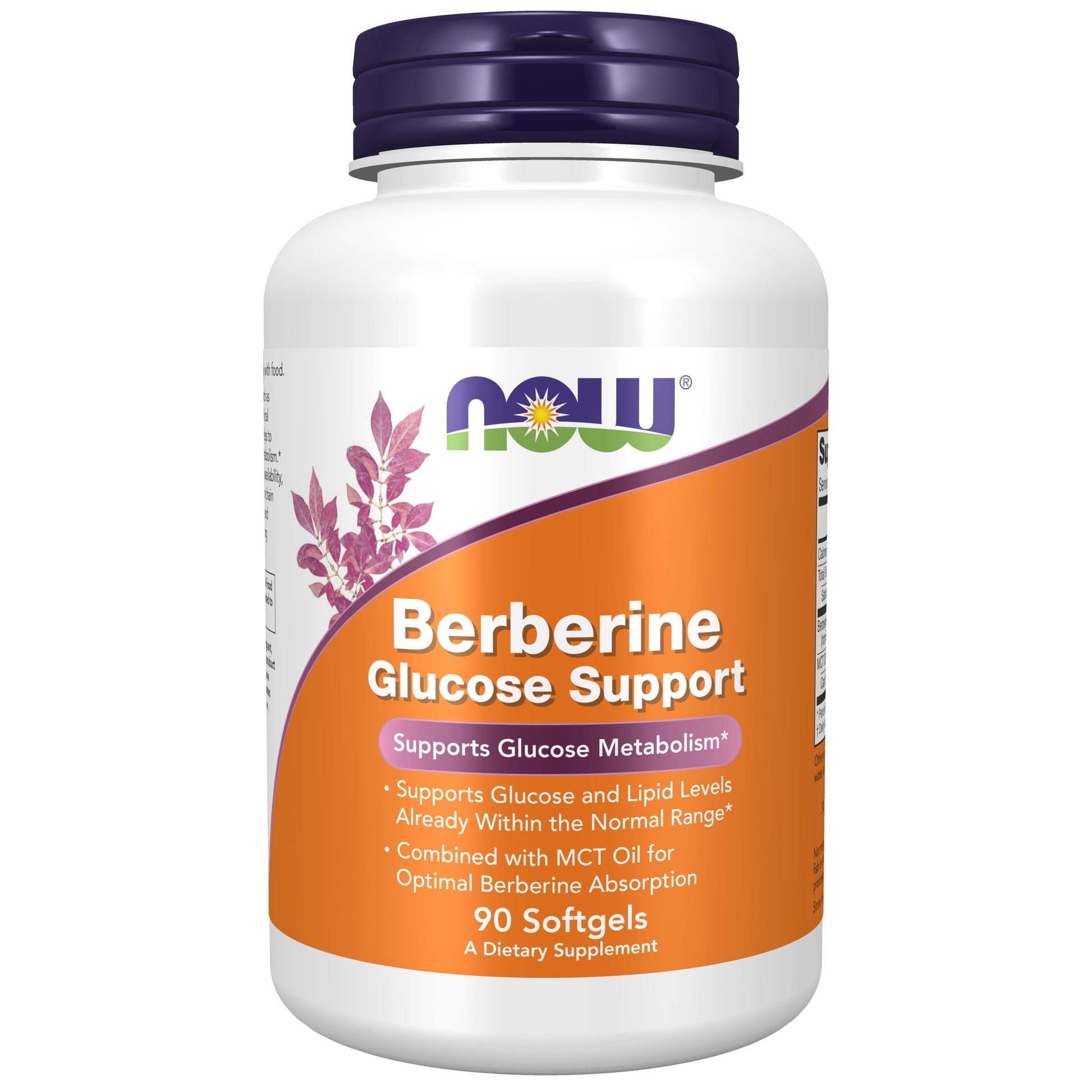 now - berberine glucose support - 90 softgels