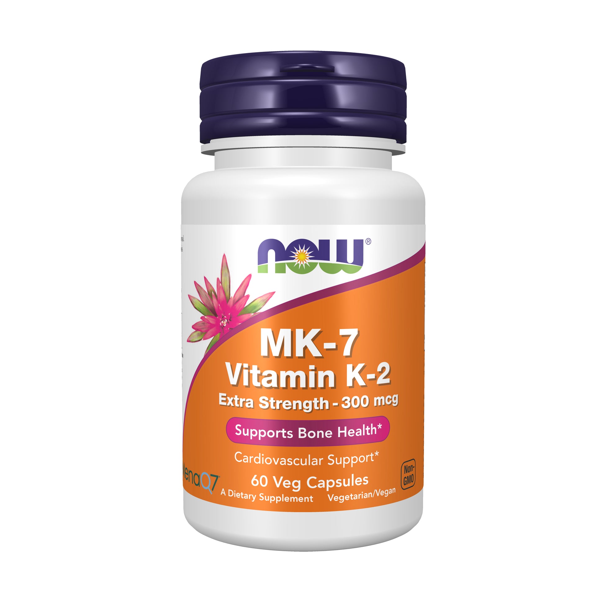 now - vitamin k2 (mk-7) 300 mcg extra strength - 60 veg capsules