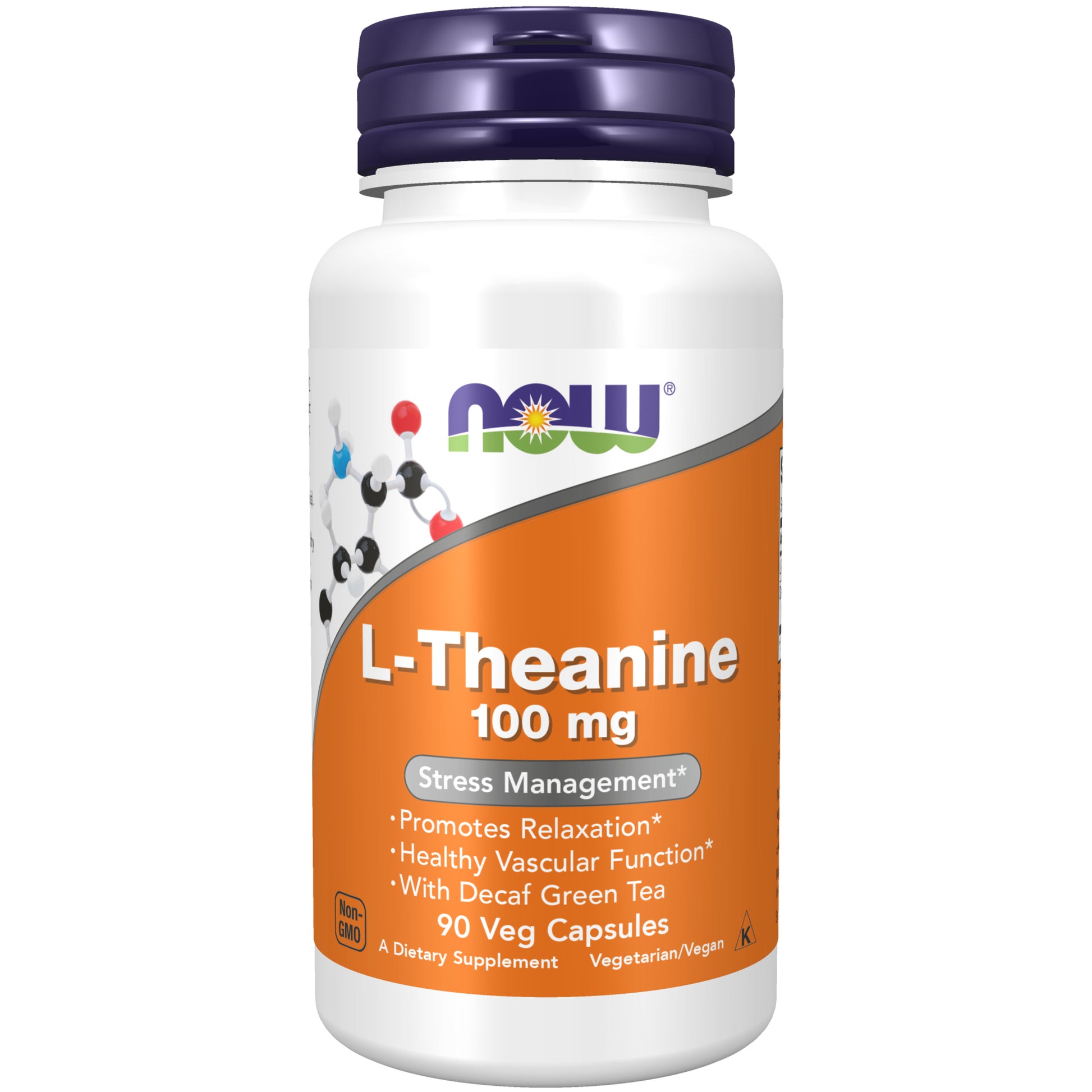 now - l-theanine 100 mg - 90 veg capsules