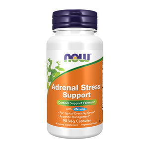adrenal stress support - 90 cápsulas vegetais - now