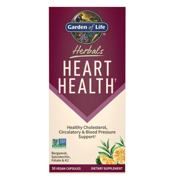 garden of life - herbals heart health - 30 vcaps