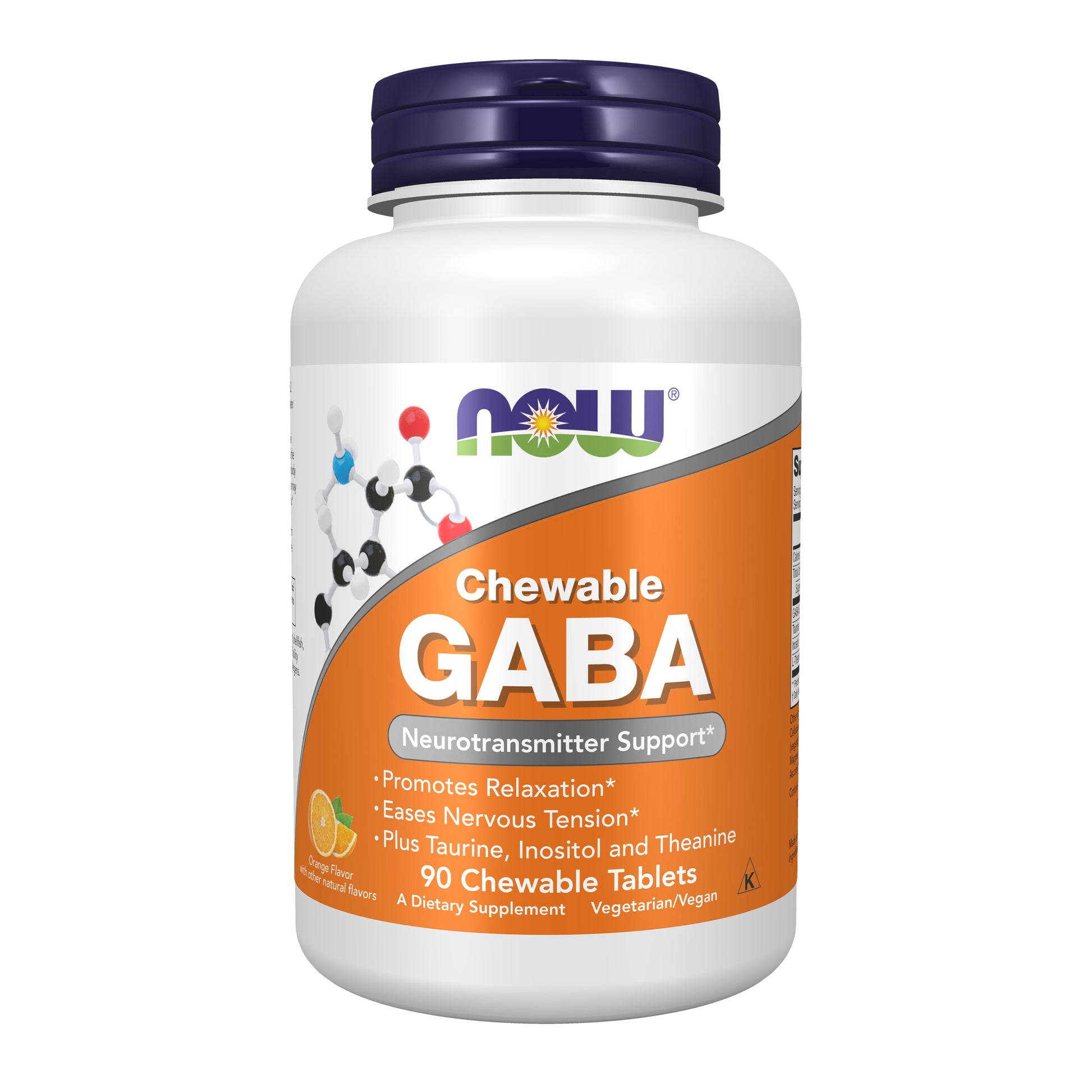 now - gaba (gamma-aminobutyric acid), 90 chewables
