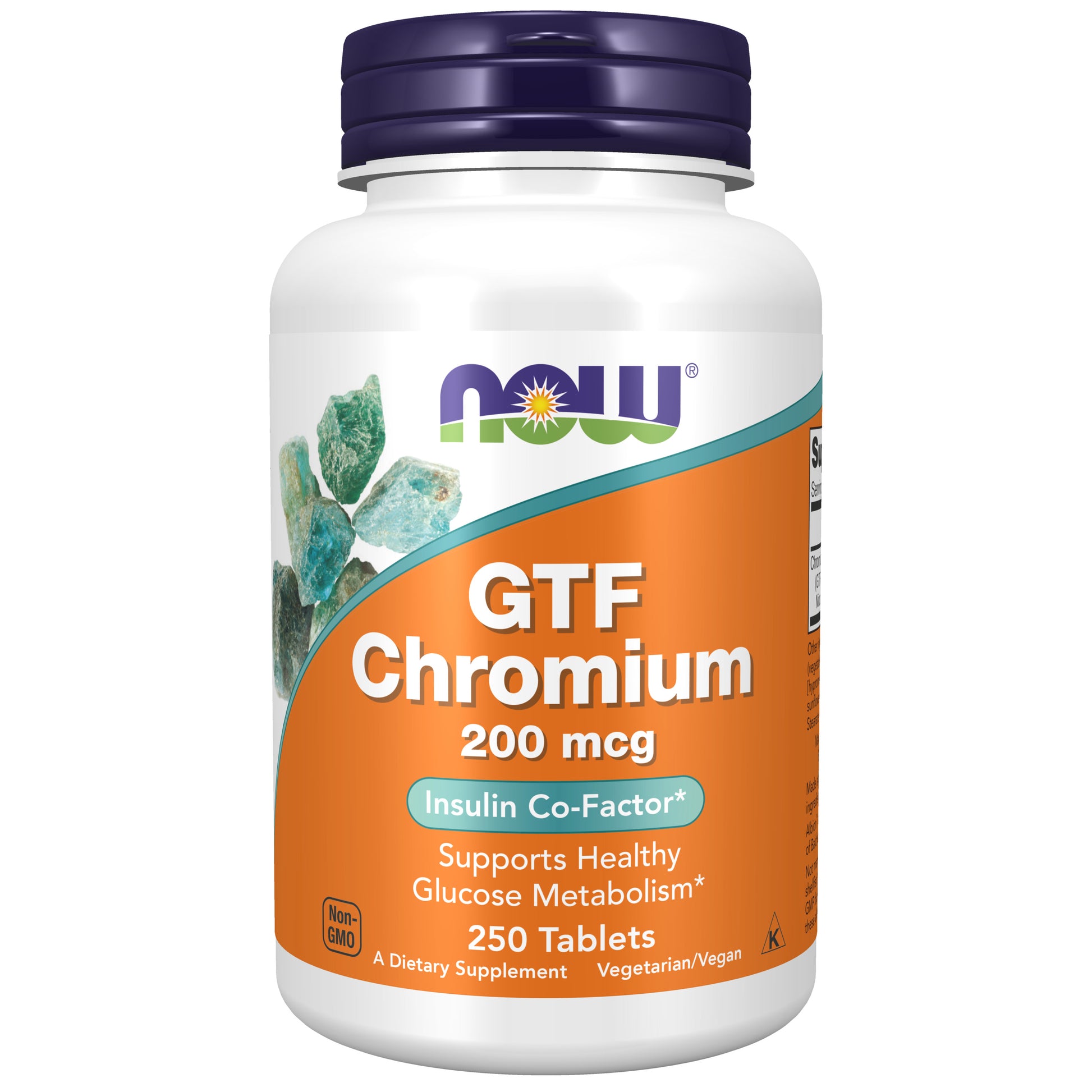 now - gtf chromium 200 mcg - 250 tablets