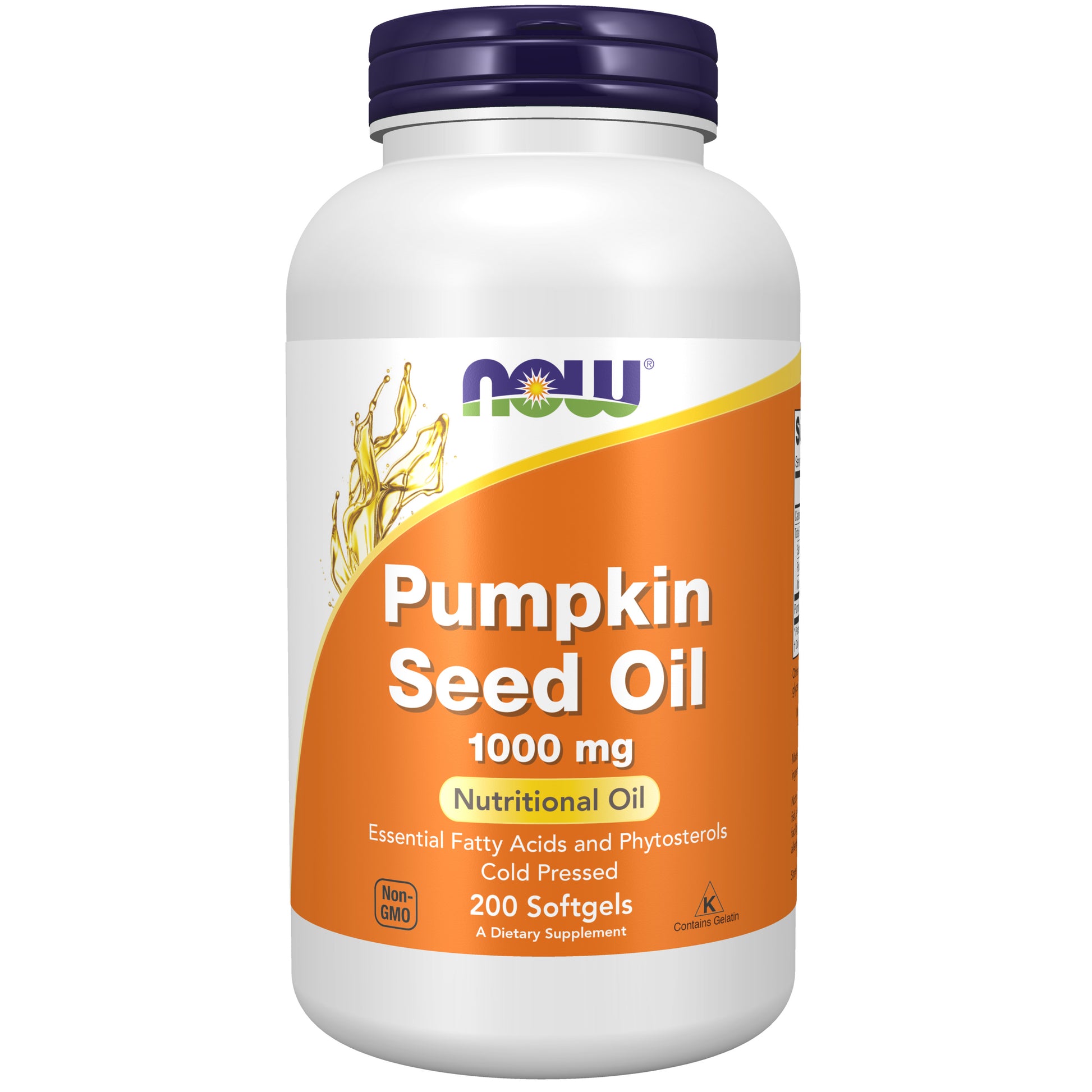now - pumpkin seed oil 1000 mg - 200 softgels