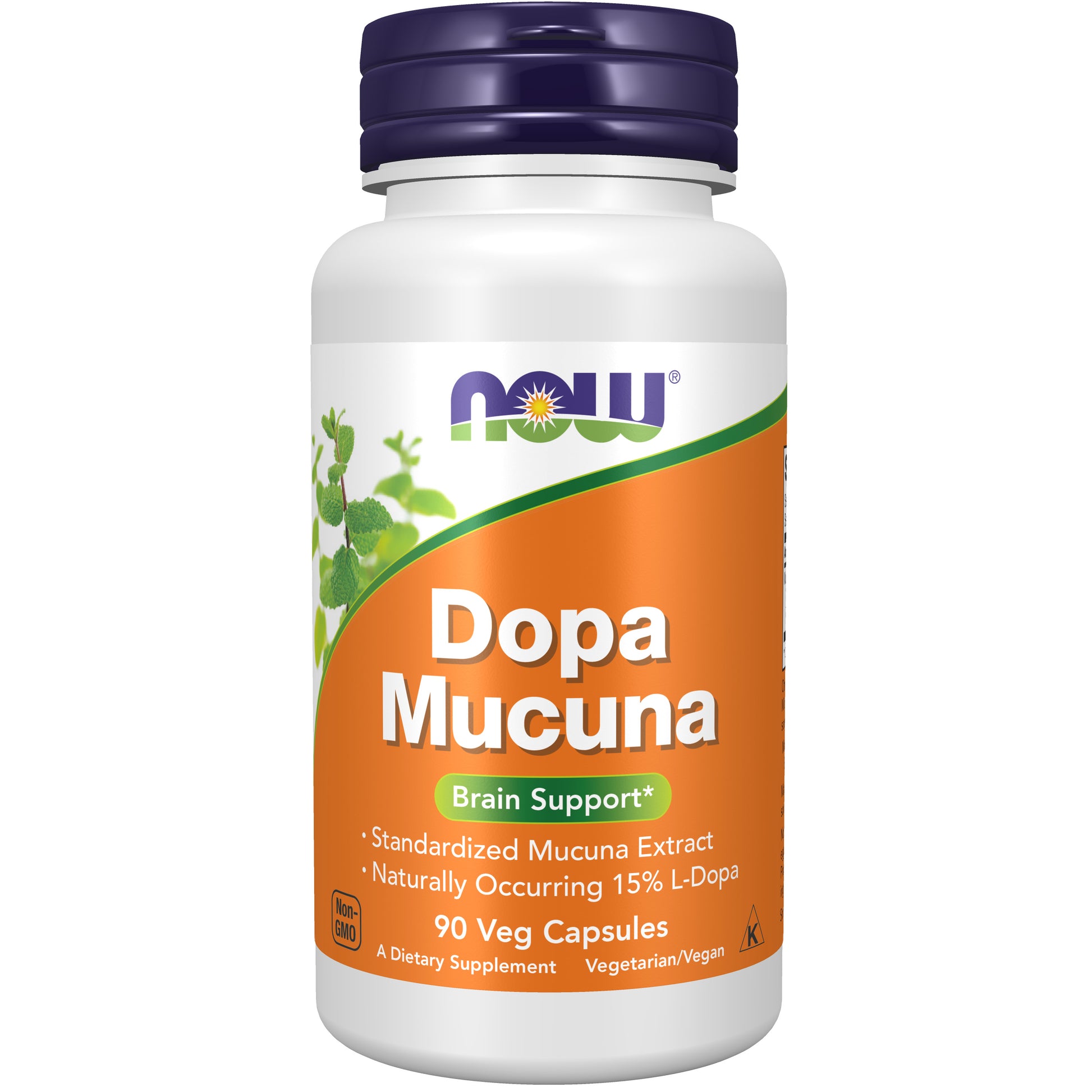 now - dopa mucuna - 90 veg capsules