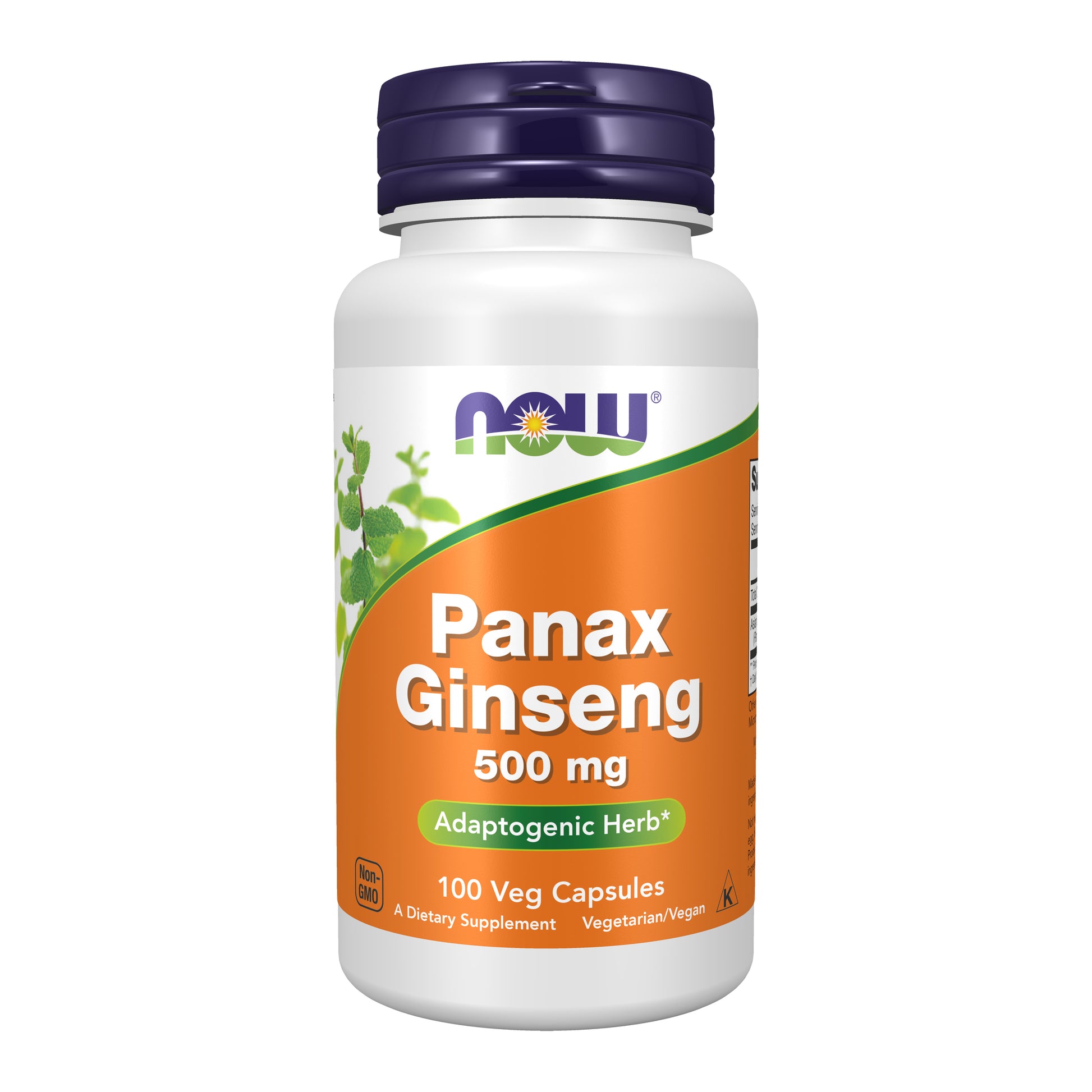 now - panax ginseng (root) 500 mg - 100 veg capsules