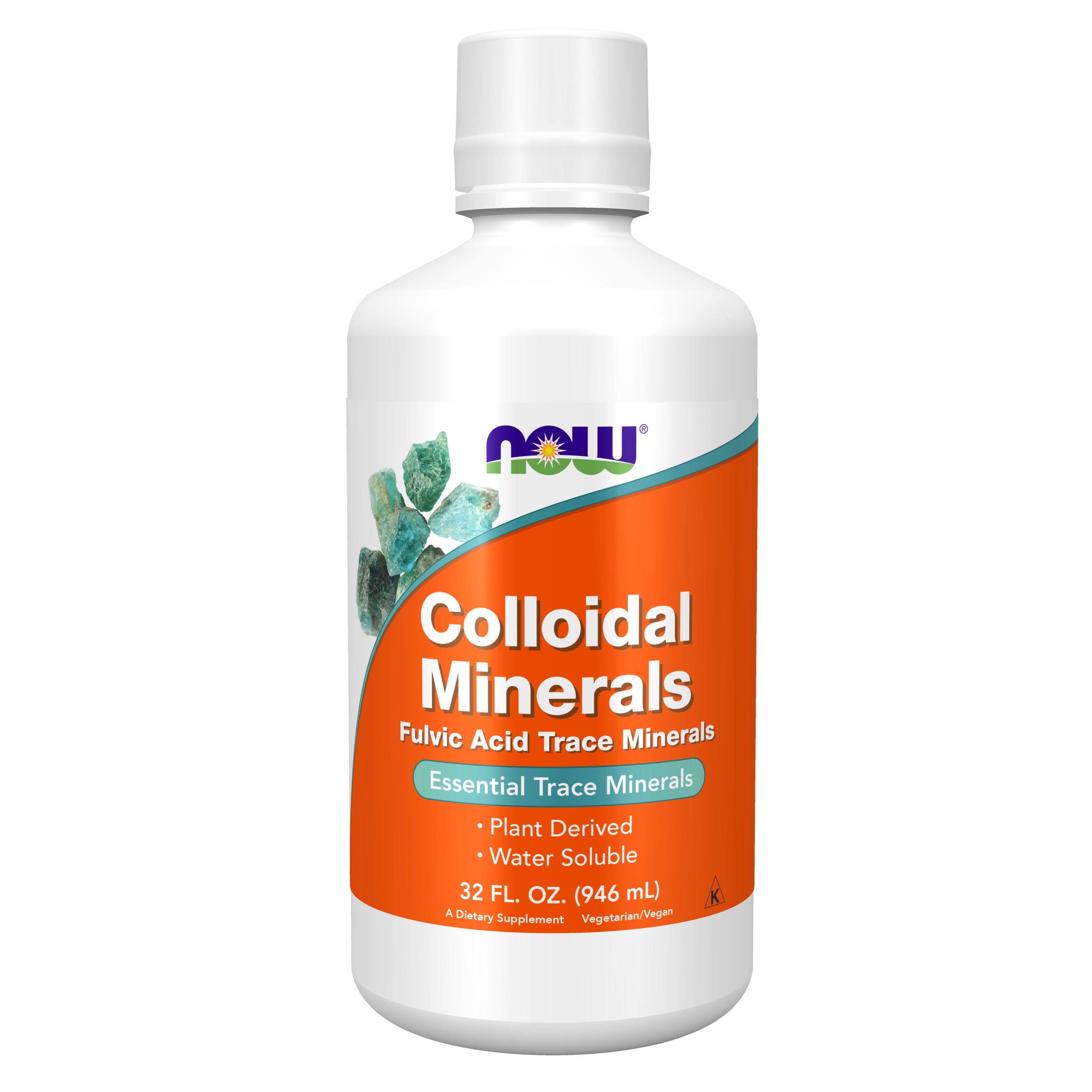 colloidal minerals liquid - 946ml - now – vitanutri
