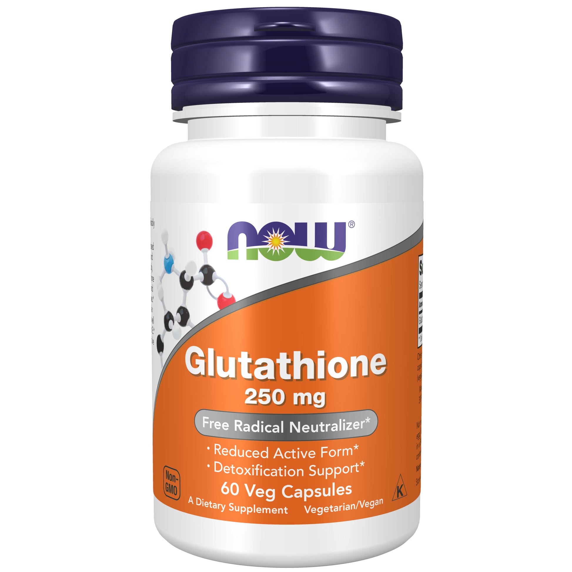 now - glutathione 250 mg - 60 veg capsules
