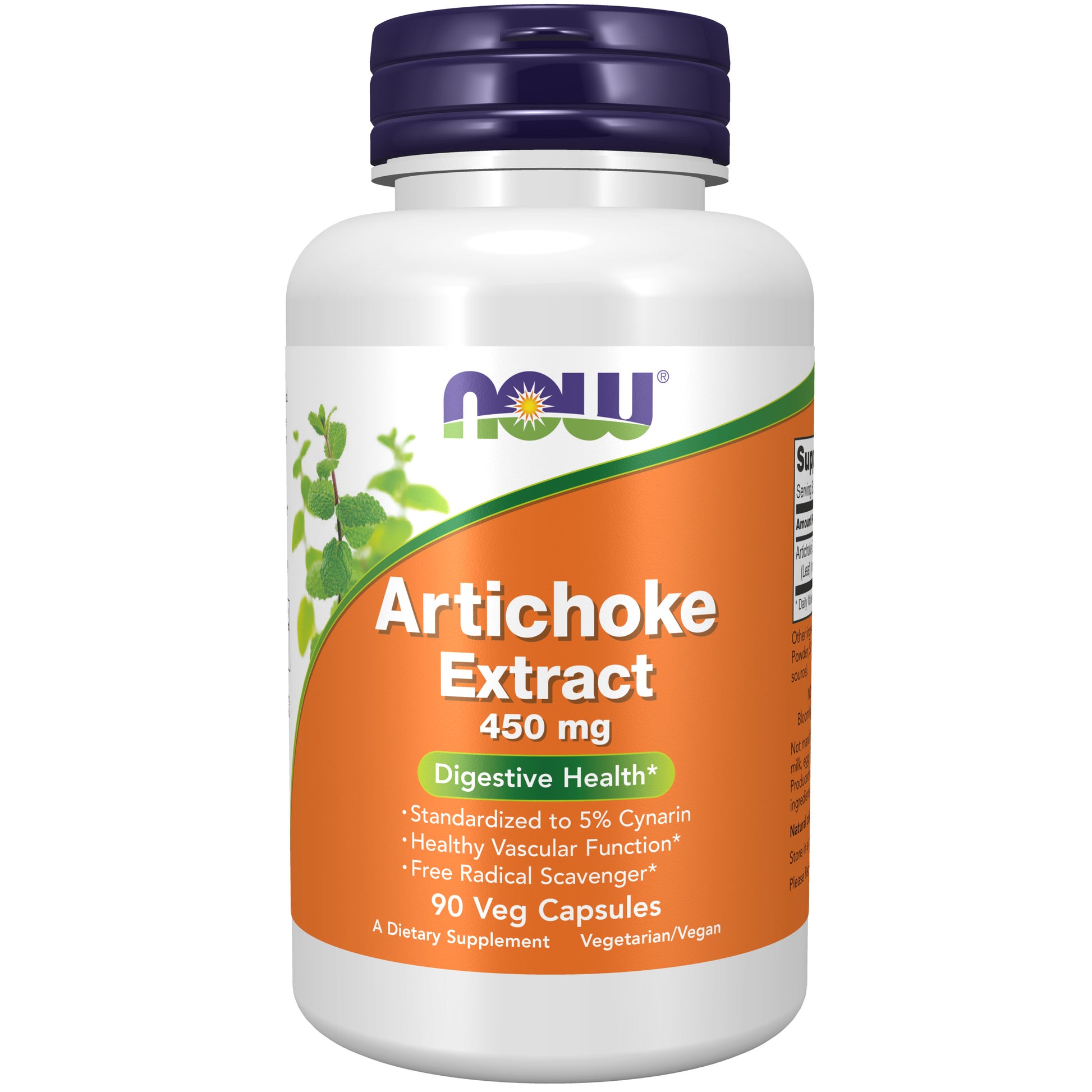 now - artichoke extract 450 mg - 90 veg capsules