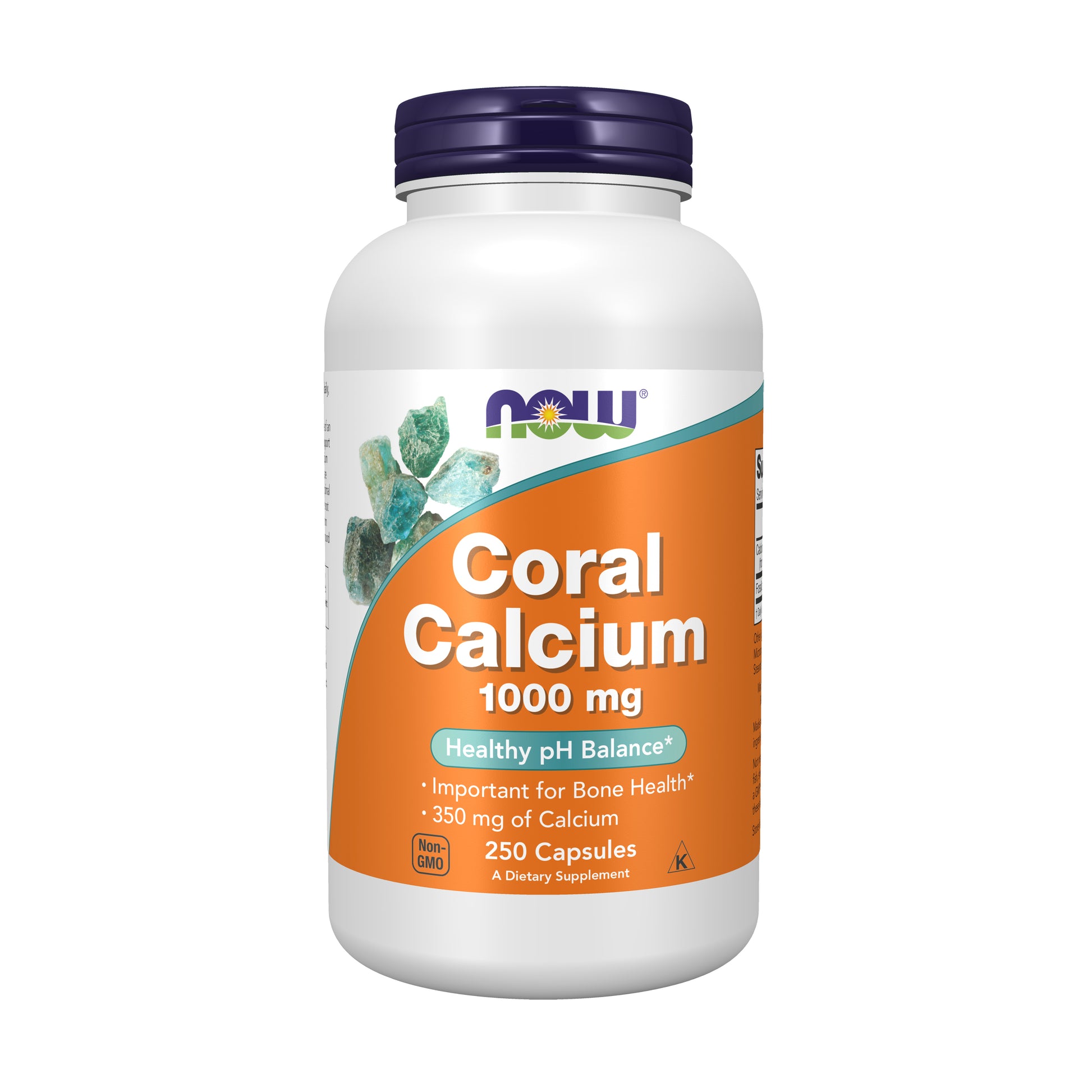 now - coral calcium 1,000 mg - 250 veg capsules