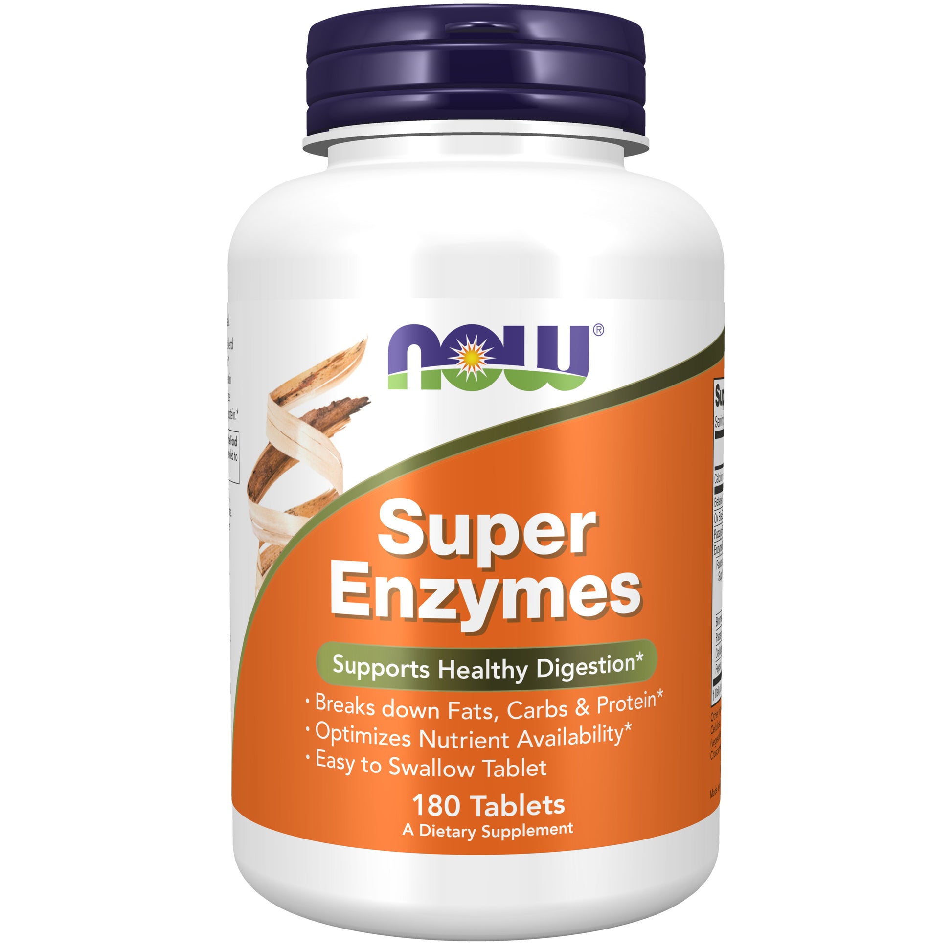 now - super enzymes - 180 tablets