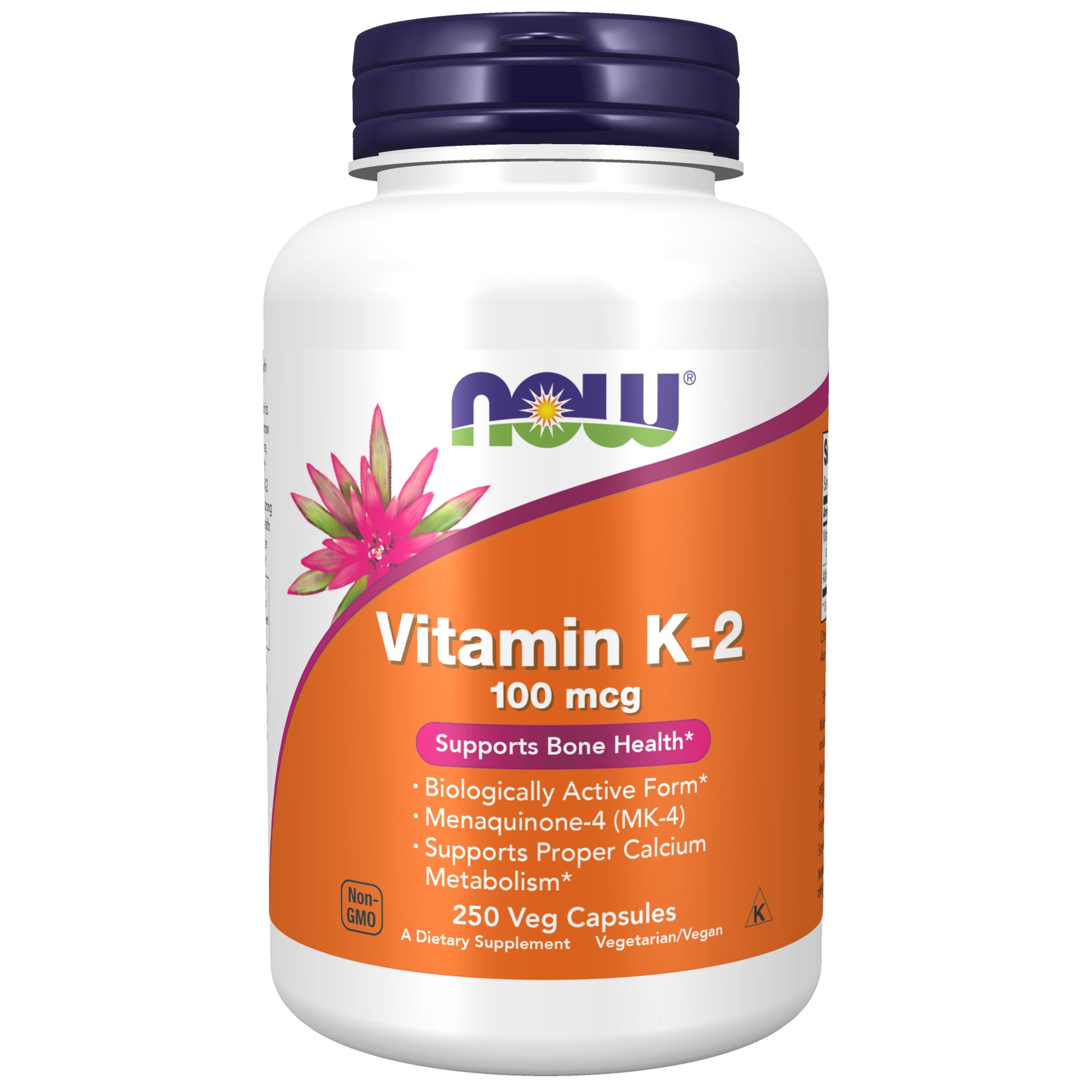 now - vitamin k-2 100 mcg - 250 veg capsules