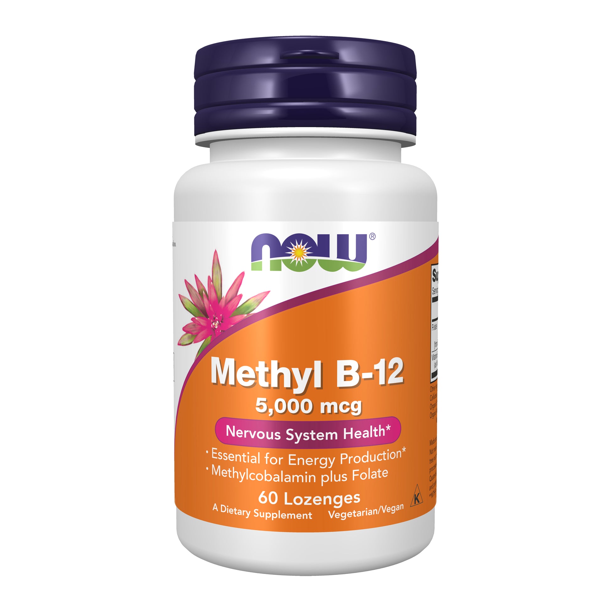 now - methyl b-12 (methylcobalamin) 5,000 mcg - 60 lozenges